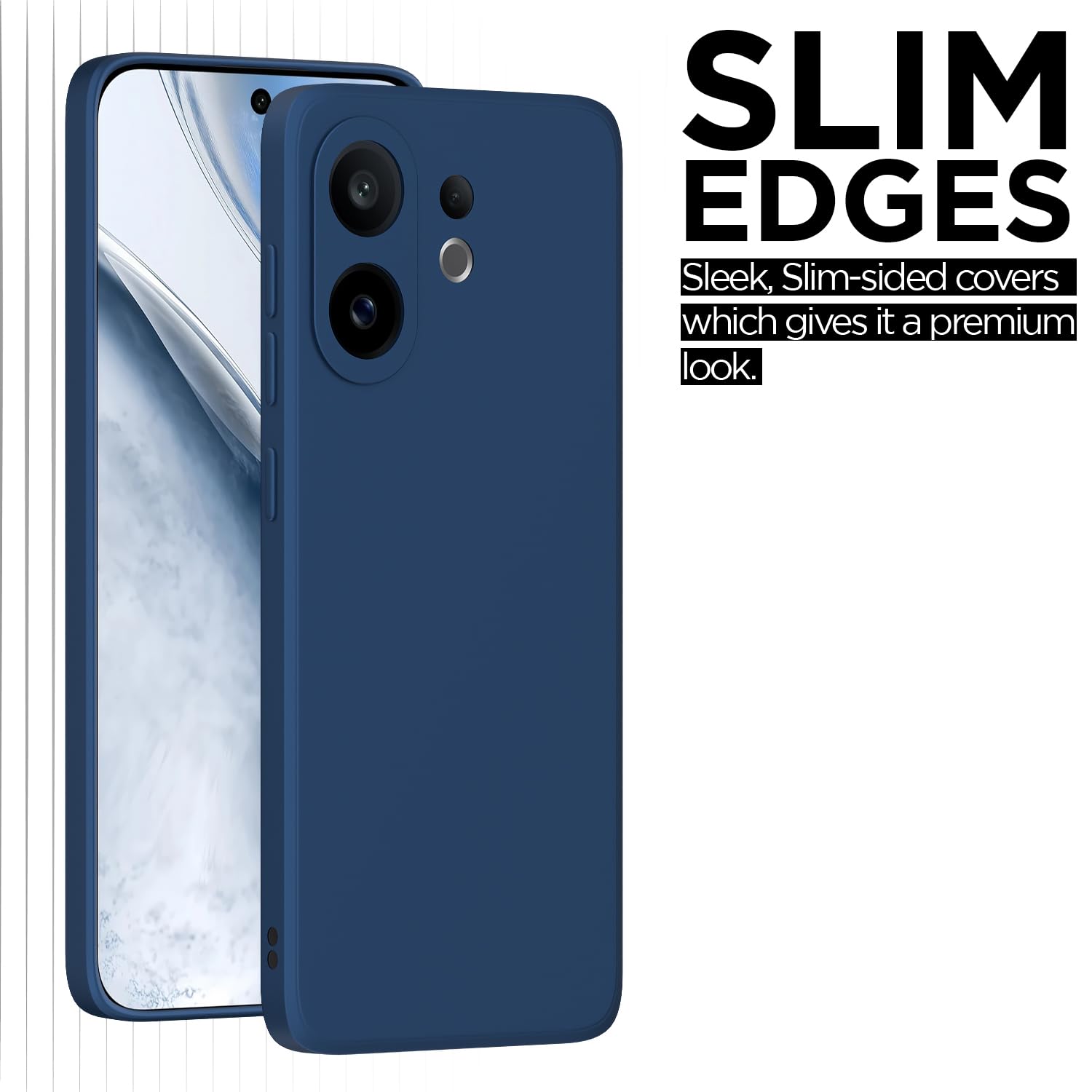 Vivo X200 FE 5G Matte phone cover in blue by Pikkme – photo 6