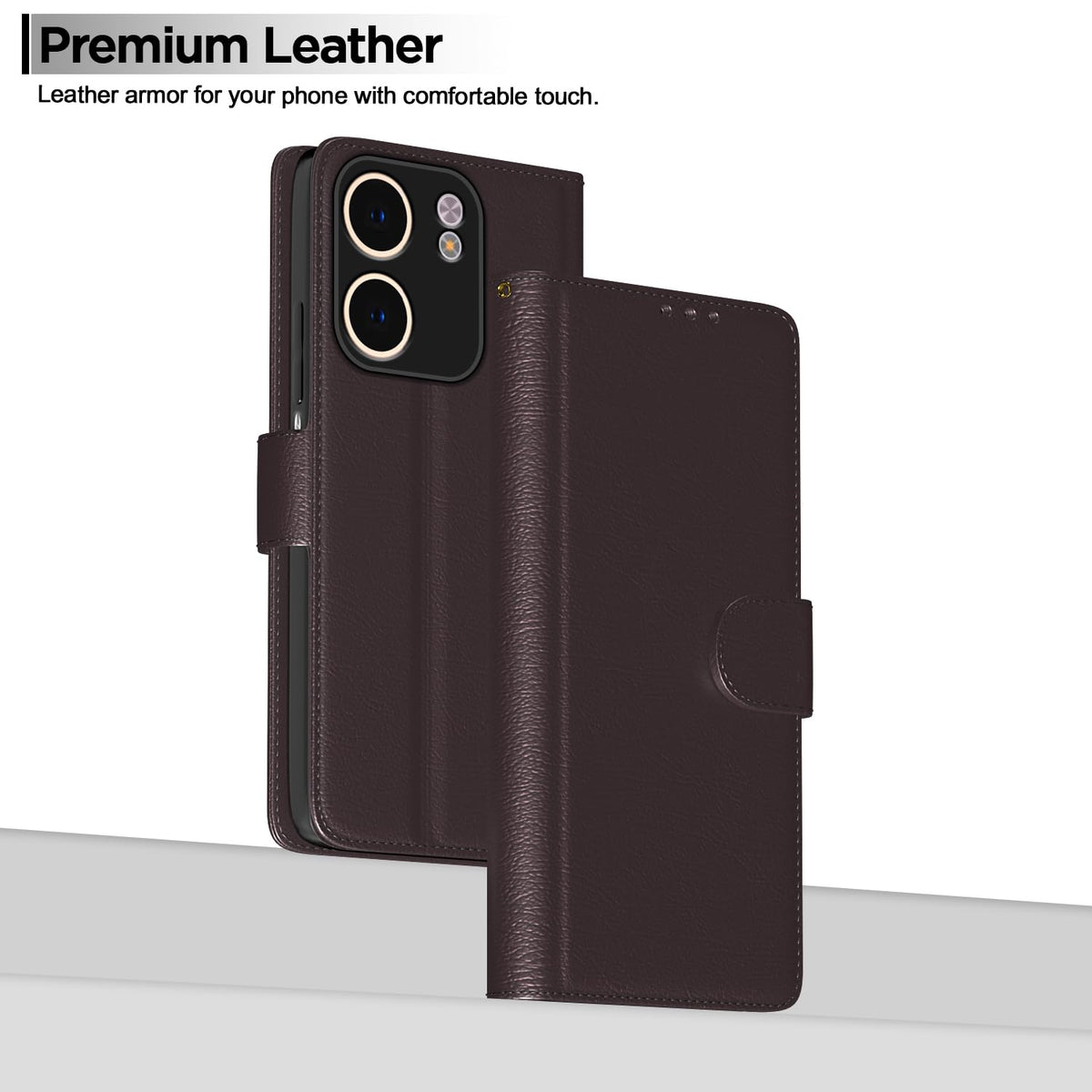 Pikkme coffee Wallet flip cover for Oppo A5x – photo 2