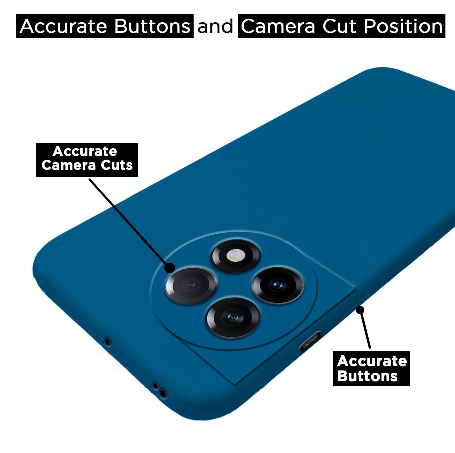 OnePlus 11R 5G mobile back cover in blue by Pikkme – photo 3