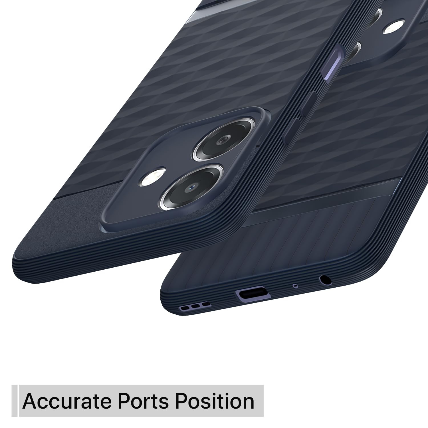 Pikkme Realme C61 / Realme Narzo N61 Gencase Back Cover (Blue)