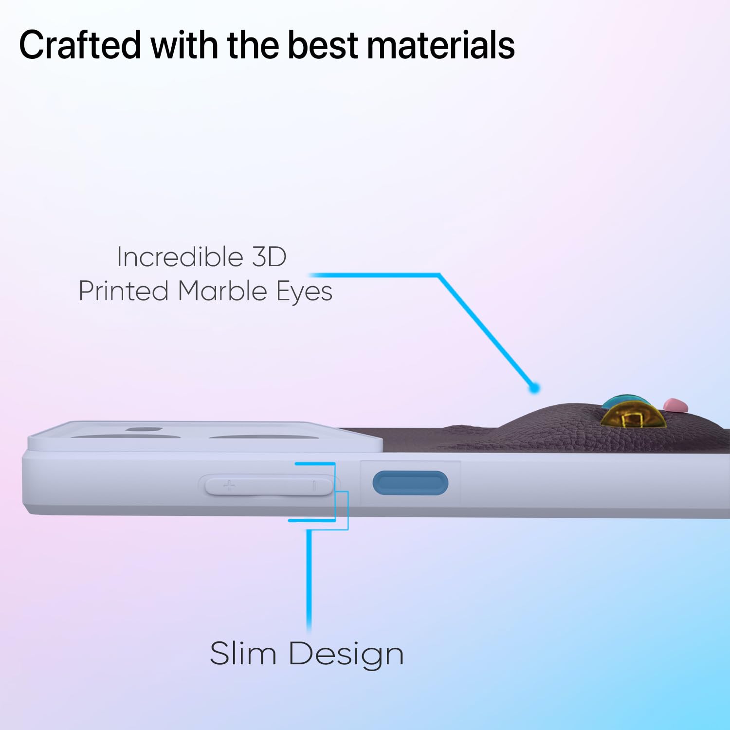 Pikkme Techno Pova 5 Kitty Back Cover (Purple)