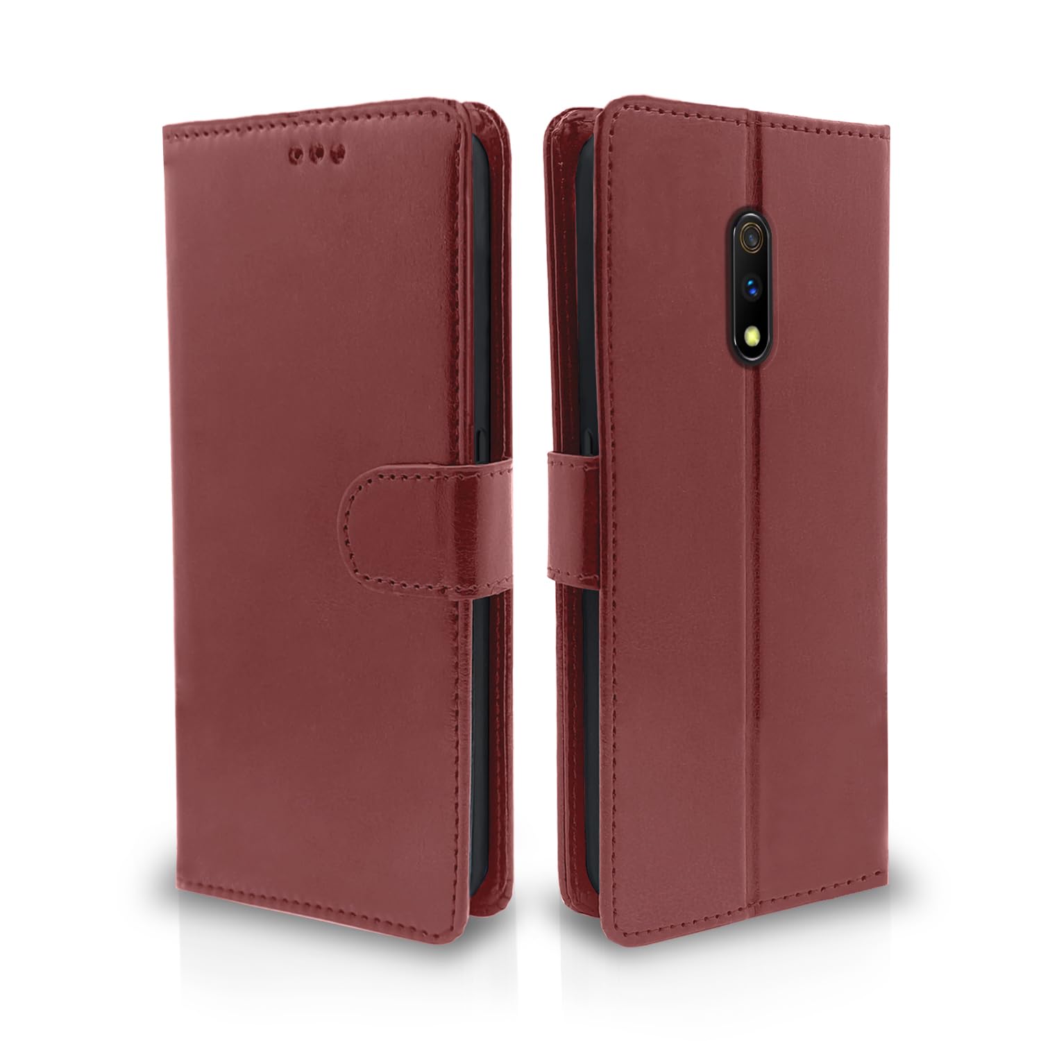 Pikkme Oppo K3 / Realme X Vintage Flip Cover | Brown