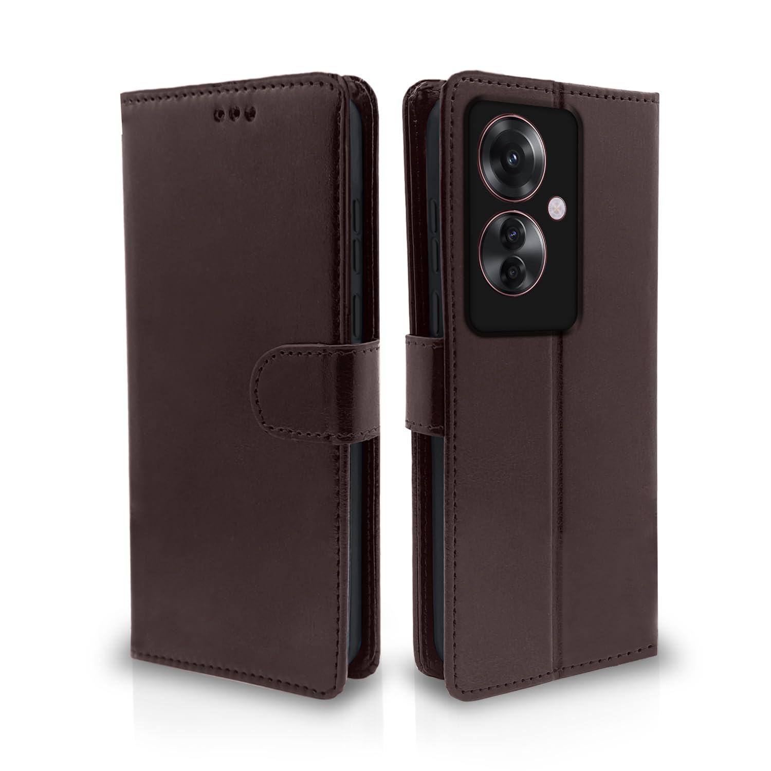 Pikkme coffee flip cover for OPPO F25 Pro 5G