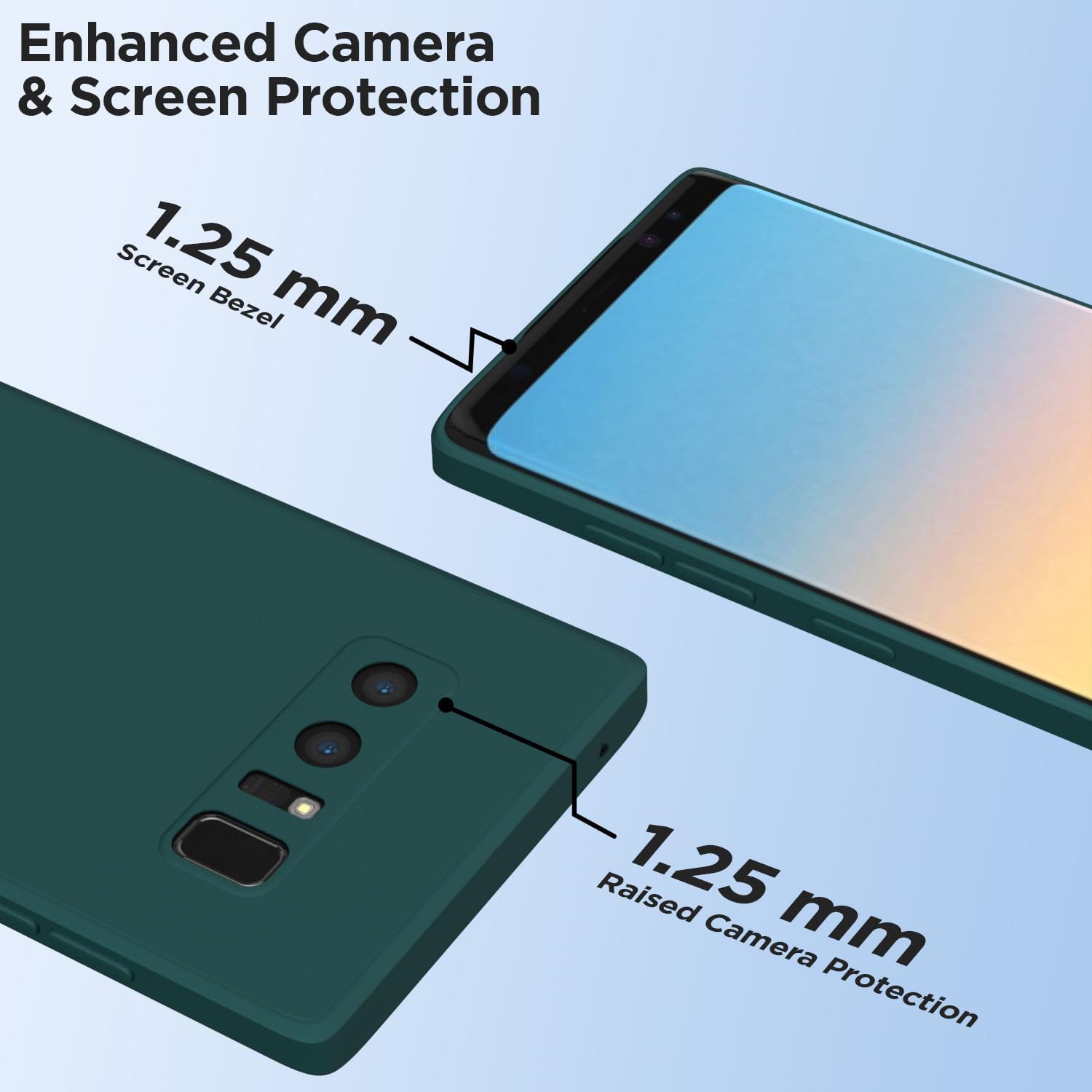 Green mobile back cover for Samsung Note 8 – Pikkme – photo 6