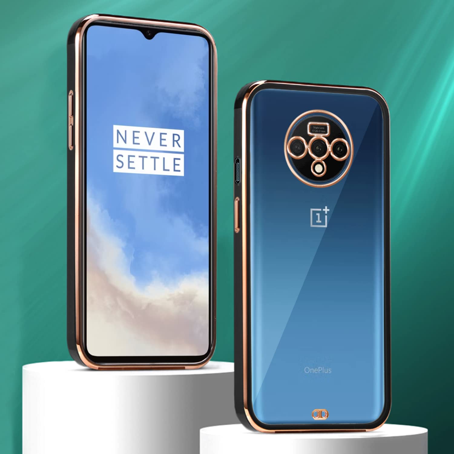 Black Chrome mobile cover for OnePlus 7T – Pikkme – photo 3