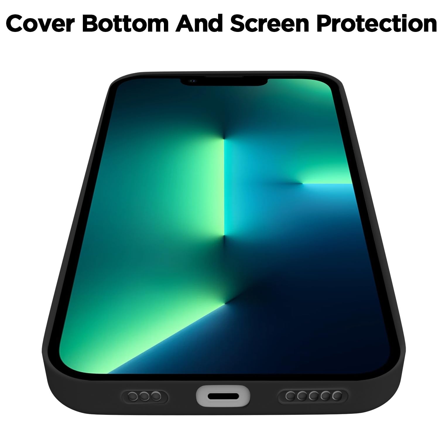 iPhone 13 Pro Soft Silicone back cover in black by Pikkme – photo 6