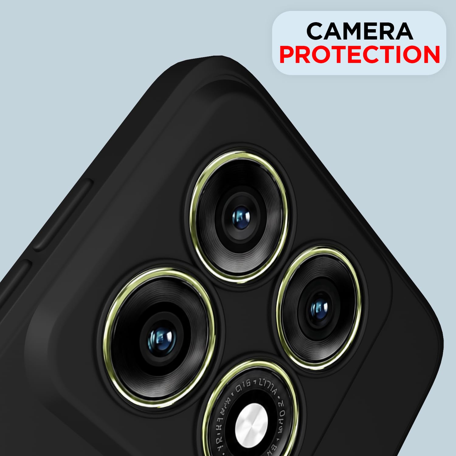 Moto Edge 70 Pro 5G Matte mobile cover in black by Pikkme – photo 5