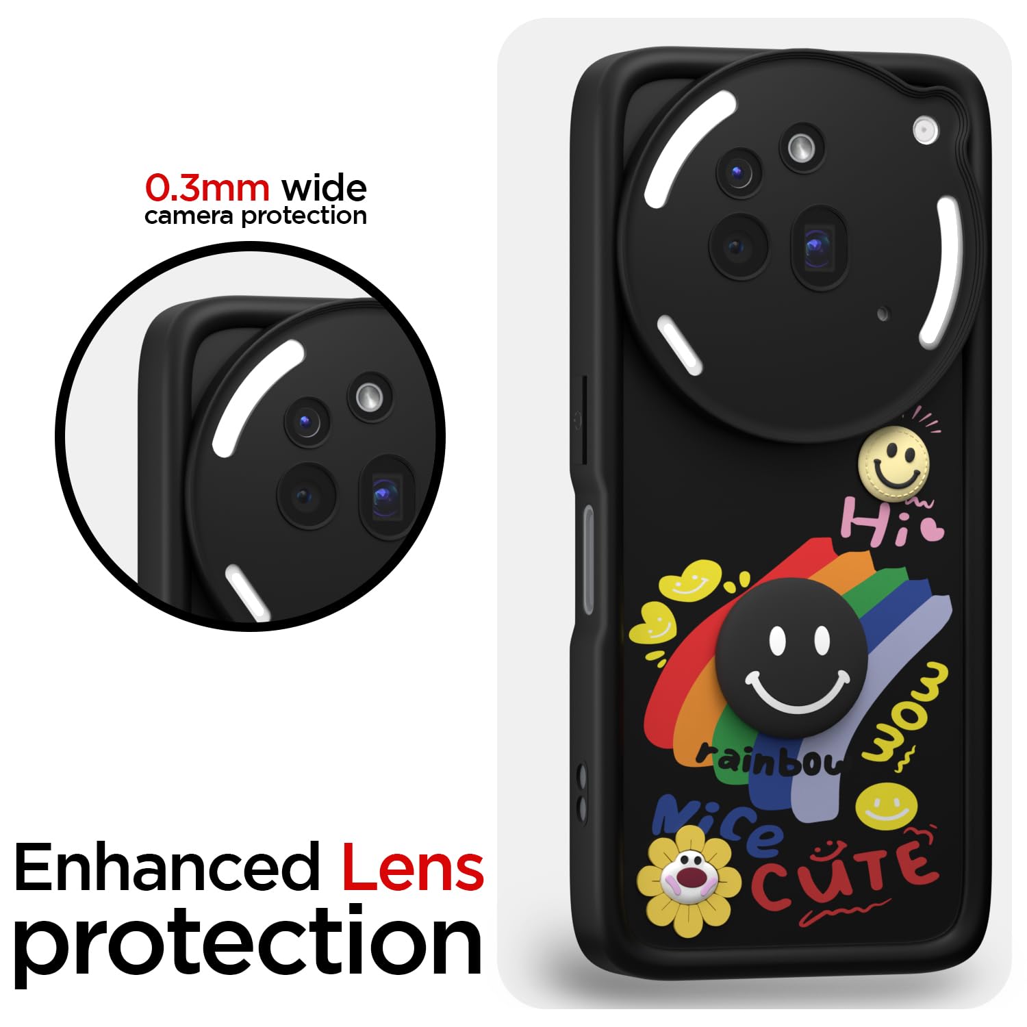Pikkme Nothing Phone 3a Pro 5G black back cover – photo 5