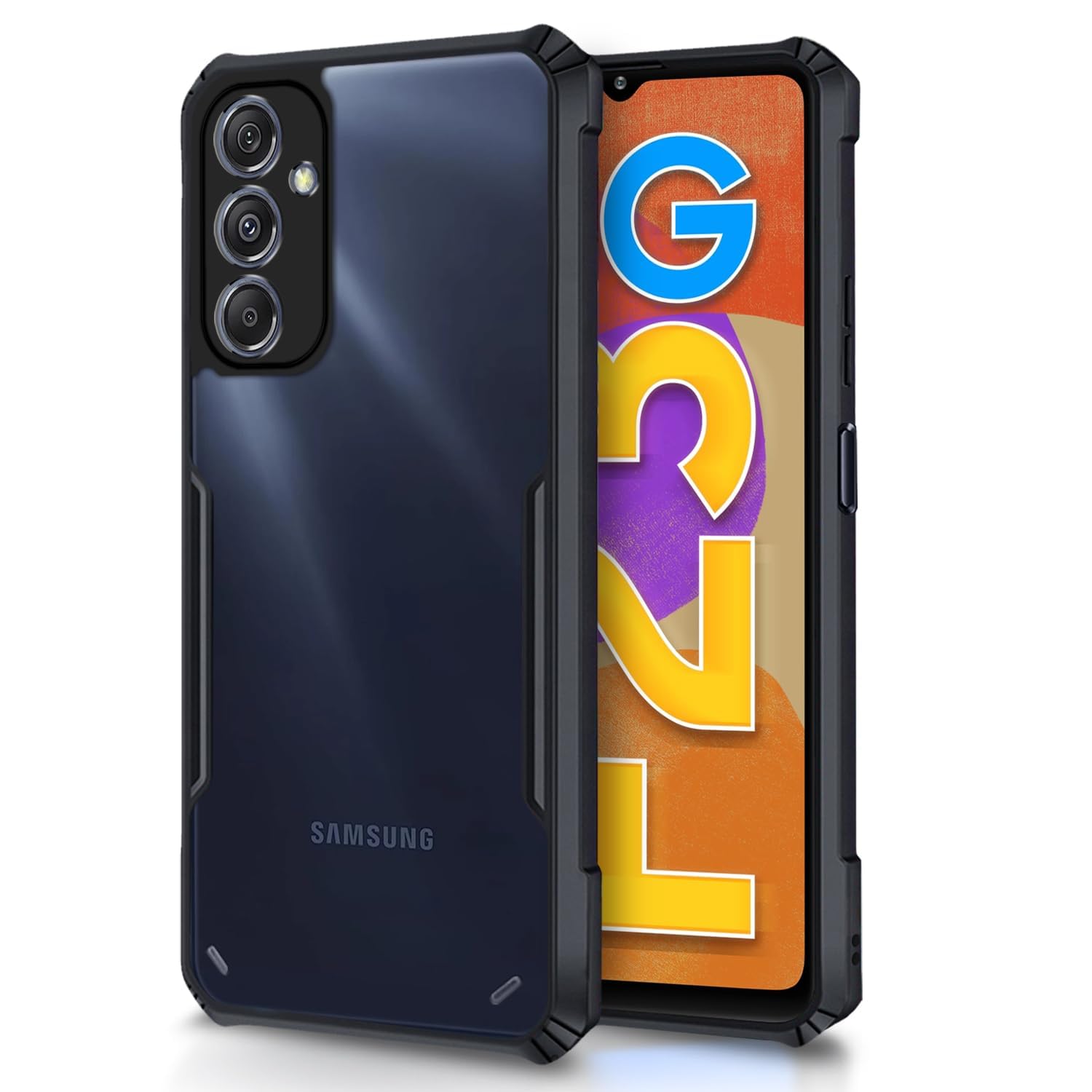 Pikkme Samsung Galaxy F23 5G Eagle Back Cover - Black