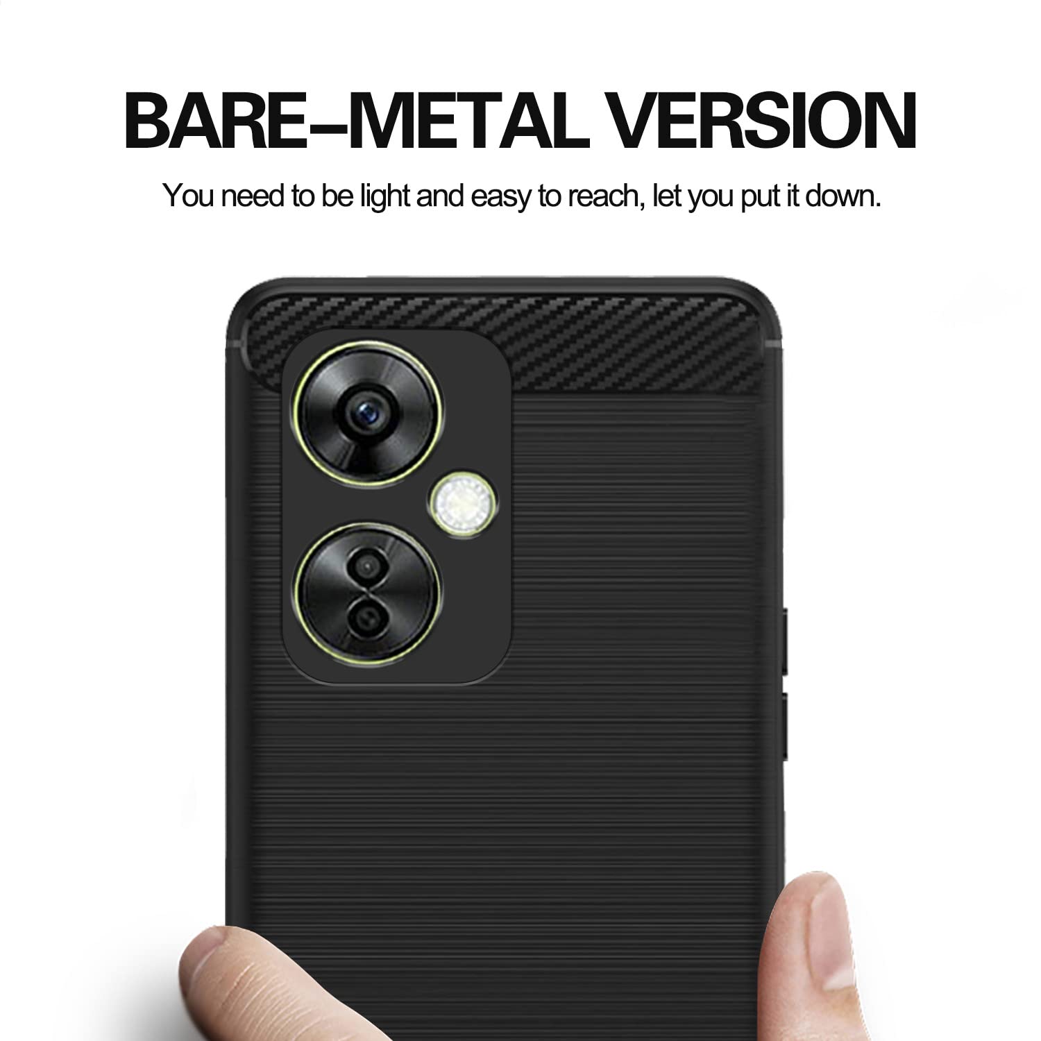 OnePlus Nord CE 3 Lite 5G back cover in black by Pikkme – photo 6