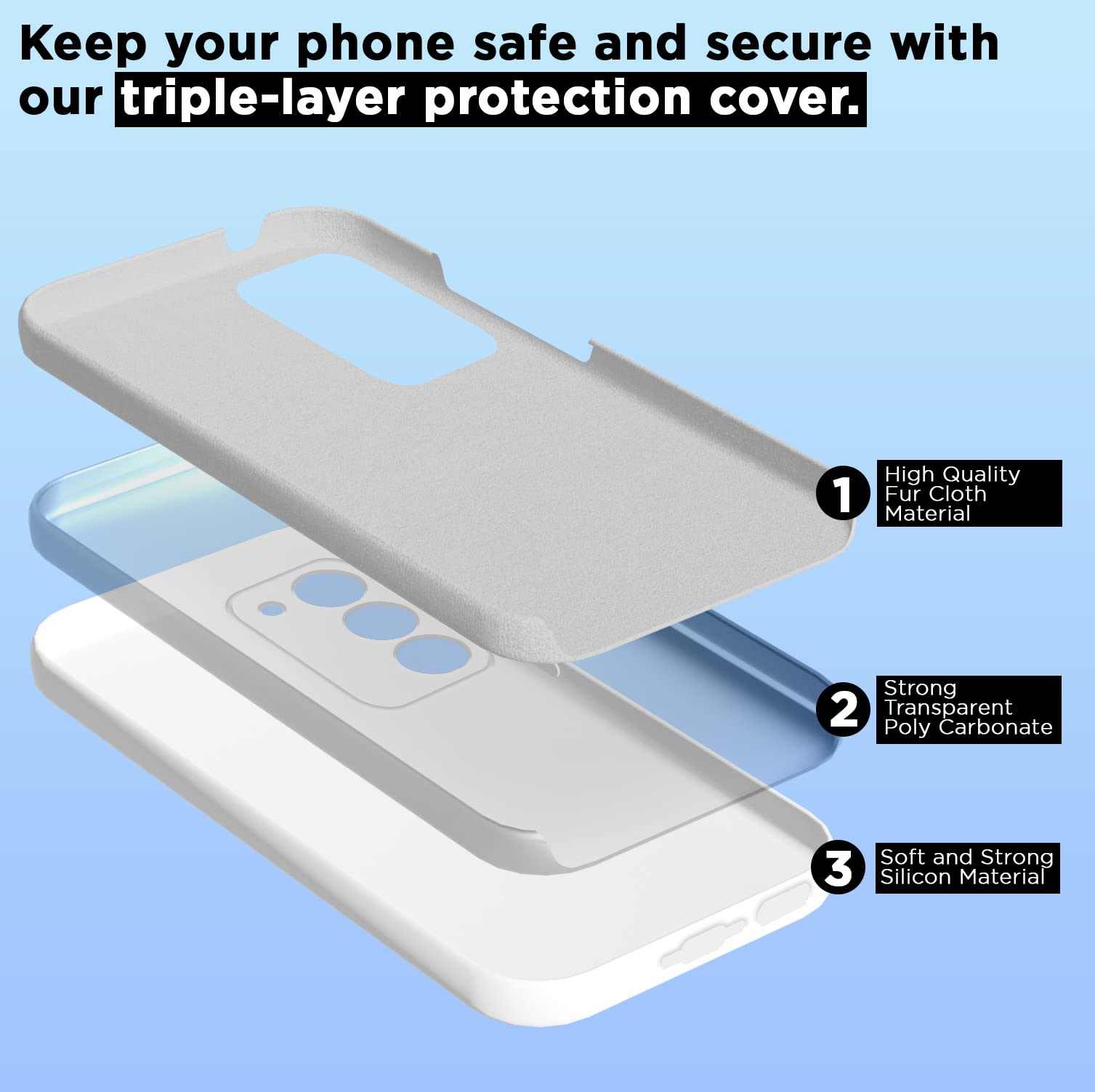 Pikkme Samsung S23 Plus 5G white phone cover – photo 5