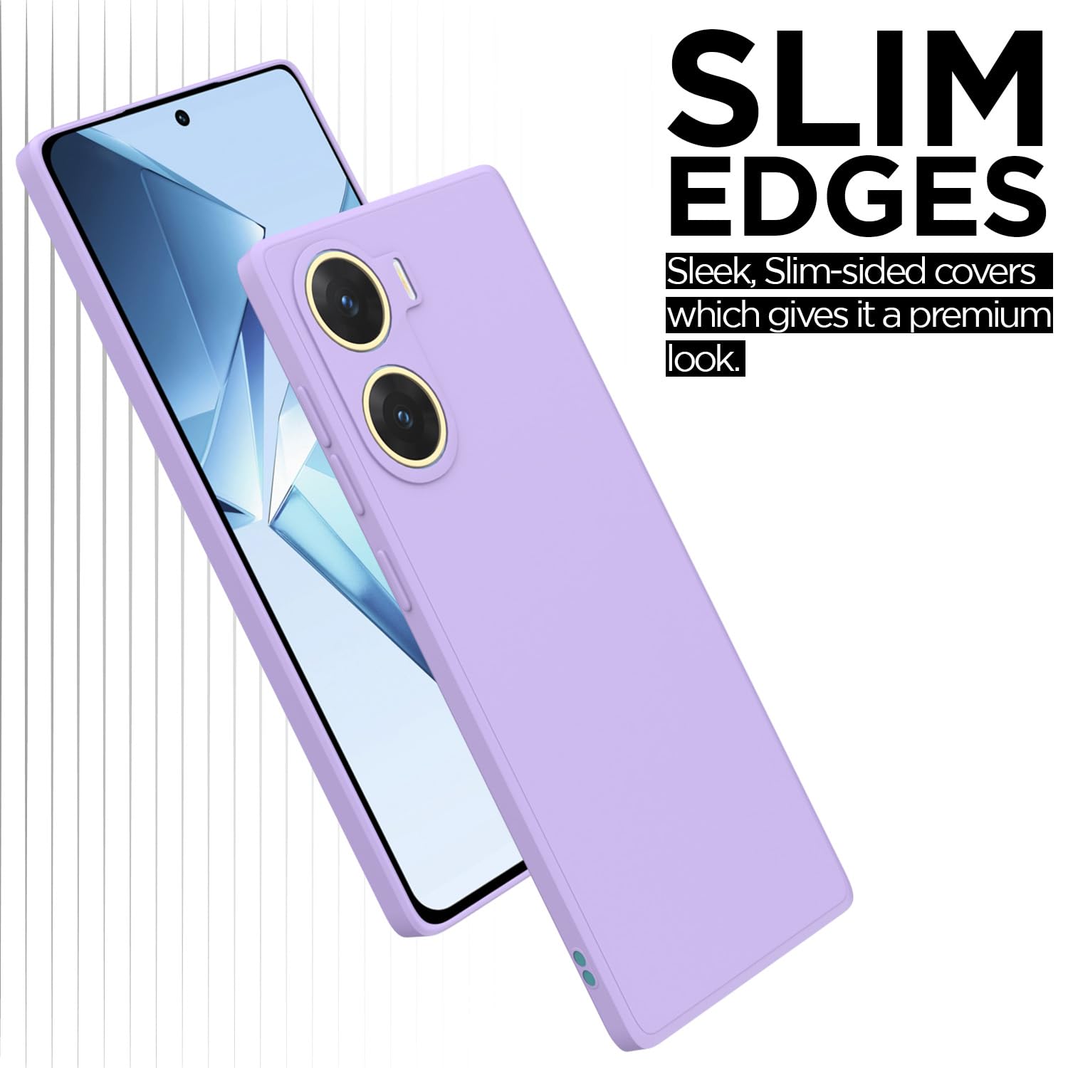 Pikkme purple Matte mobile back cover for Vivo V29e 5G – photo 3