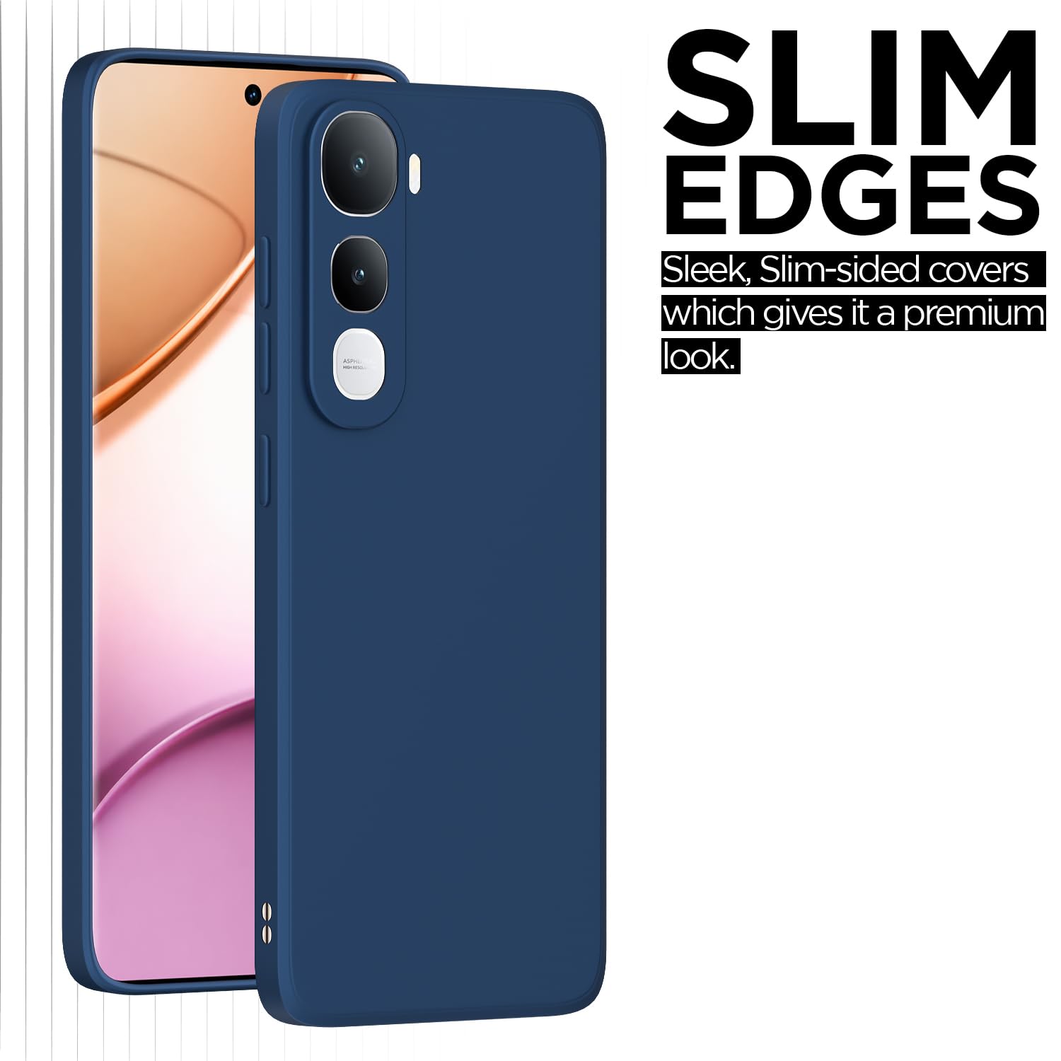 Pikkme blue Matte mobile back cover for Vivo Y400 Pro 5G – photo 6