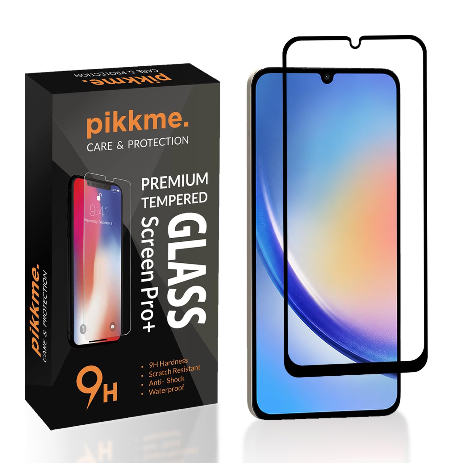 Pikkme tempered glass for Samsung A34 5G