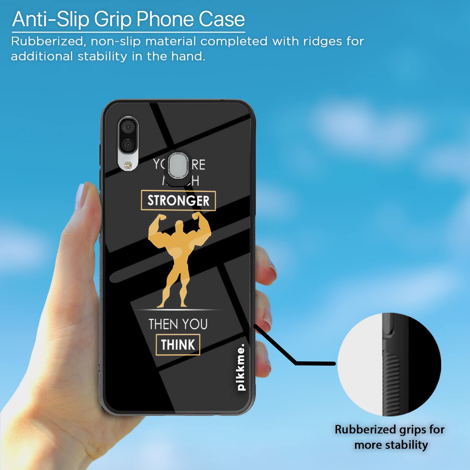 Samsung A20/A30/M10s Hybrid back cover by Pikkme – photo 5