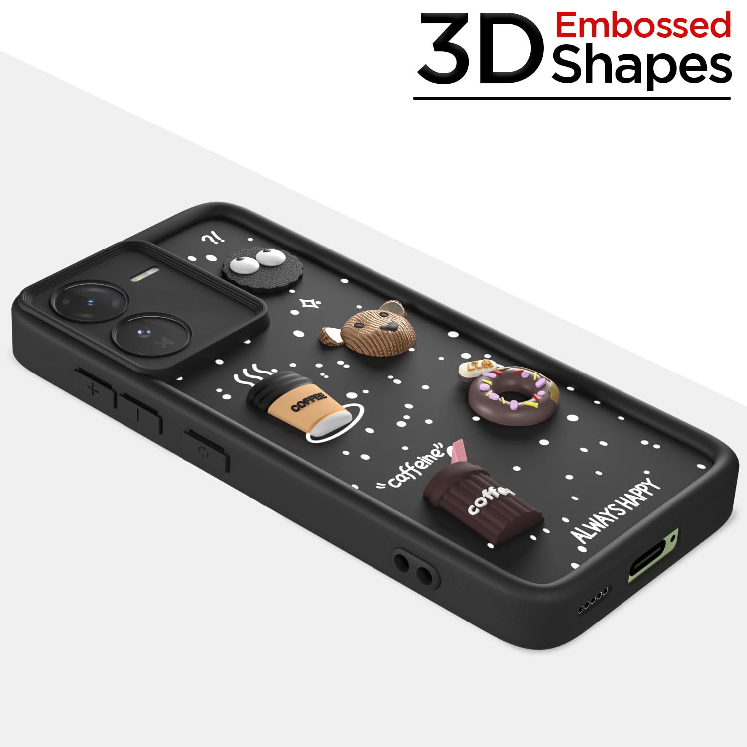 Pikkme iQOO Z9 5G/3D black phone cover – photo 3
