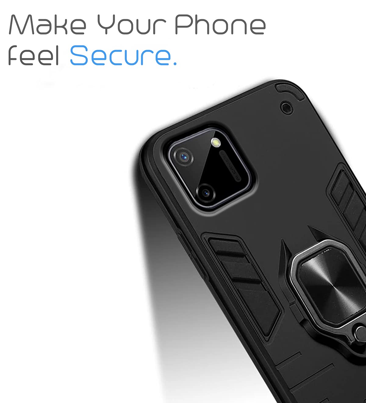 Pikkme black D5 Tough Armor mobile cover for Realme C11 – photo 6