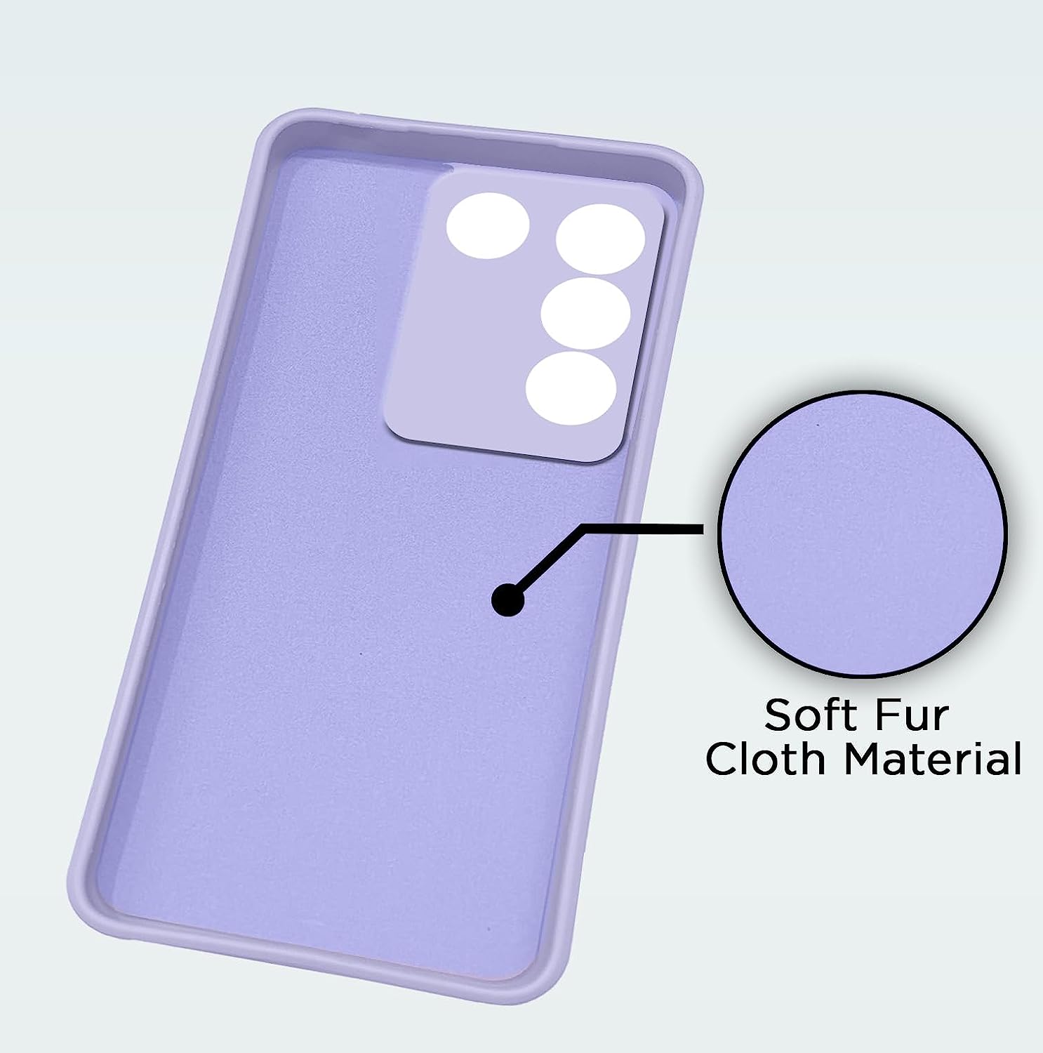 Pikkme Vivo V27 / V27 Pro 5G Soft Silicone Back case | Purple