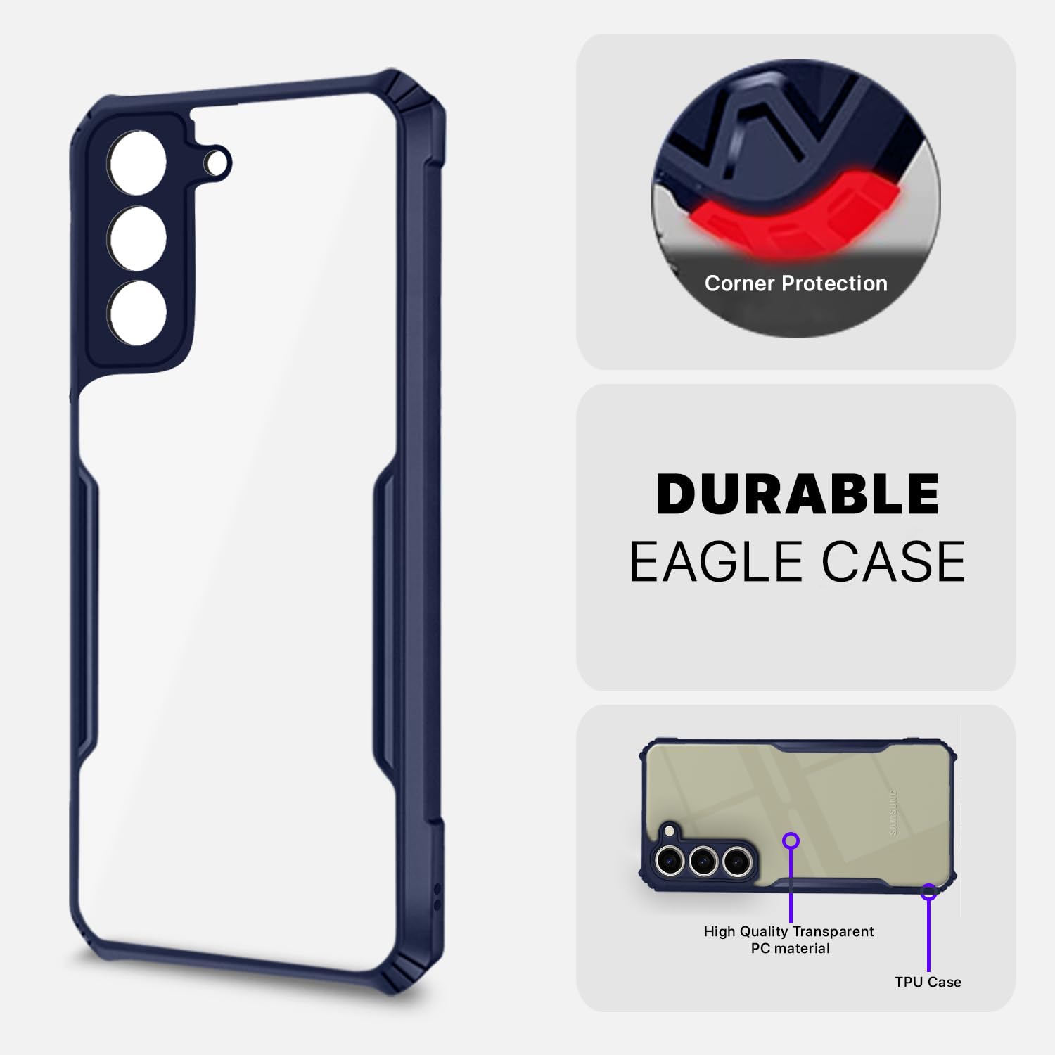 Pikkme blue Eagle back cover for Samsung S21 FE 5G – photo 6