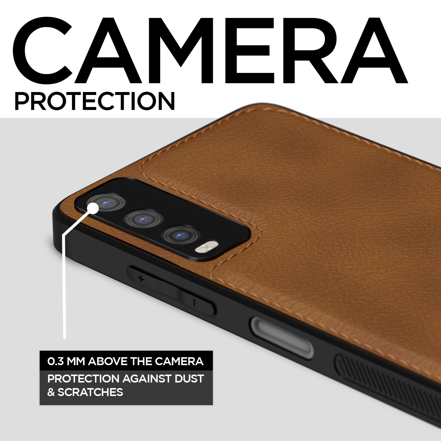 Brown Leather mobile cover for Vivo Y12s/Y20/Y20i/Y20G – Pikkme – photo 3