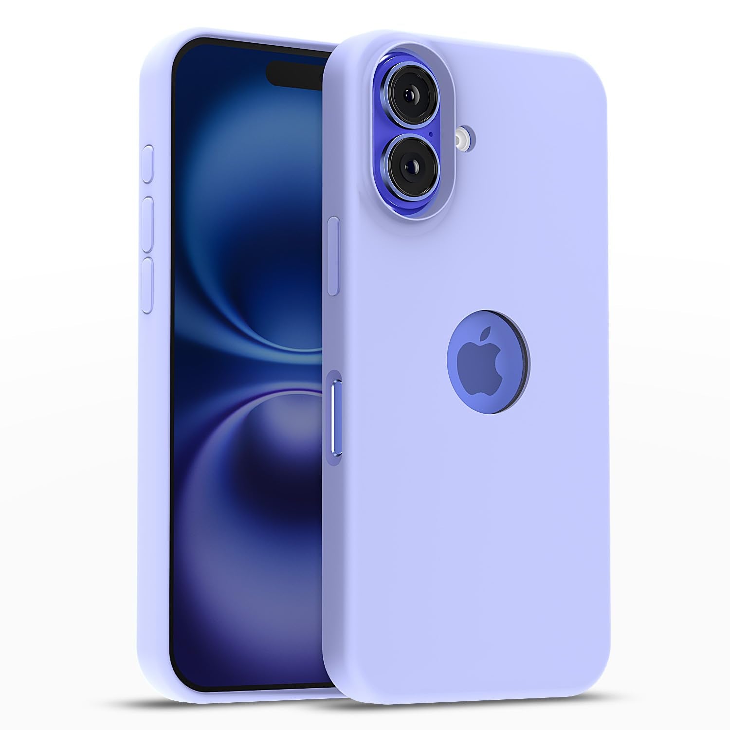 Pikkme iPhone 16 Super Soft Silicone Back Cover - Elegant Purple