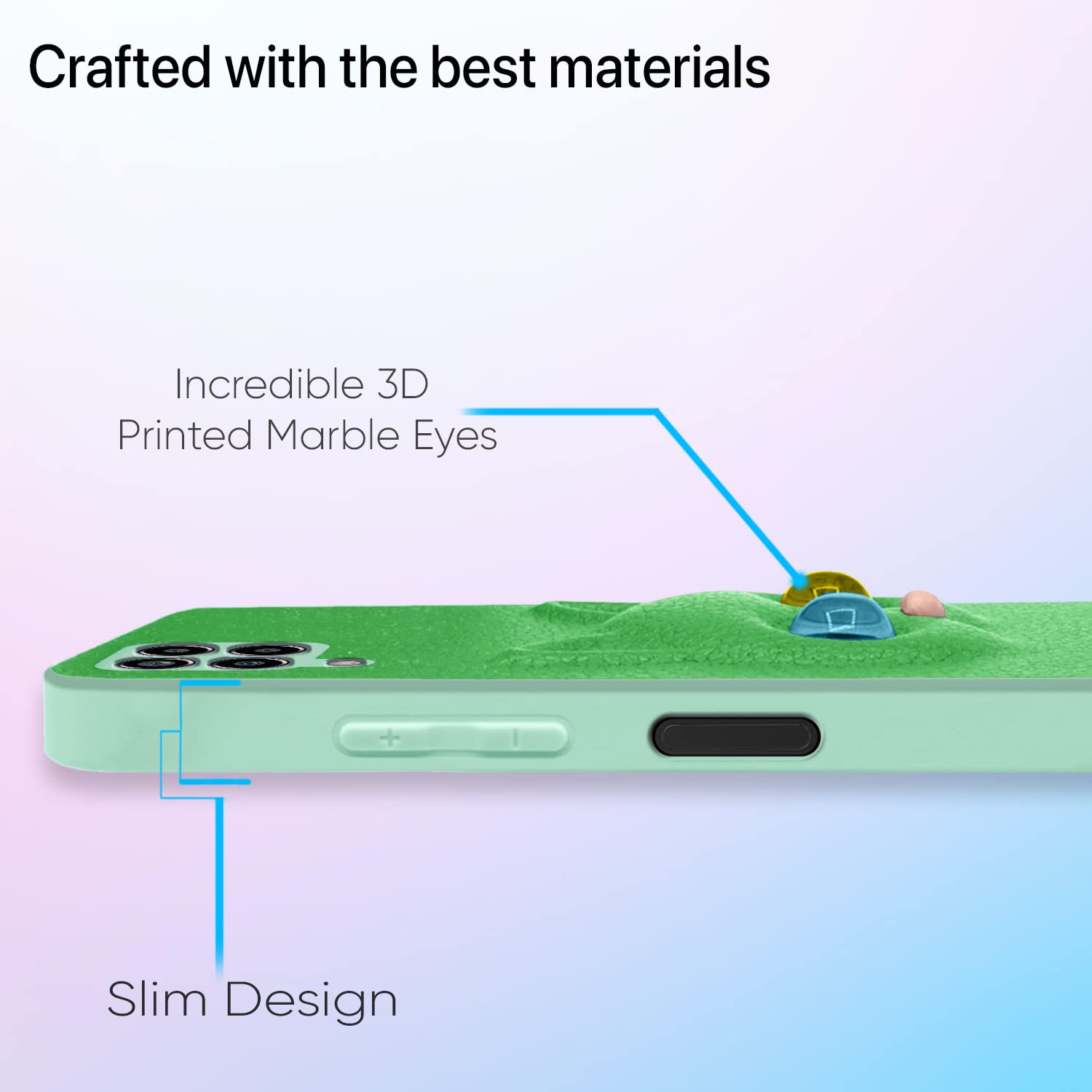 Pikkme green Cat mobile cover for Samsung M33 5G – photo 3