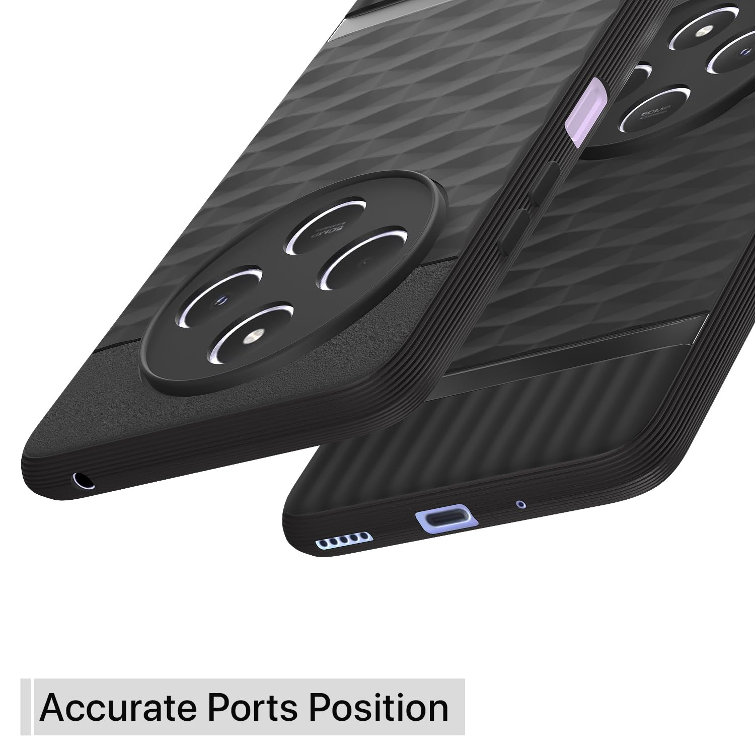 Pikkme Redmi 14c 5G / Redmi A4 5G / Poco C75 5G Gencase Back Cover (Black)