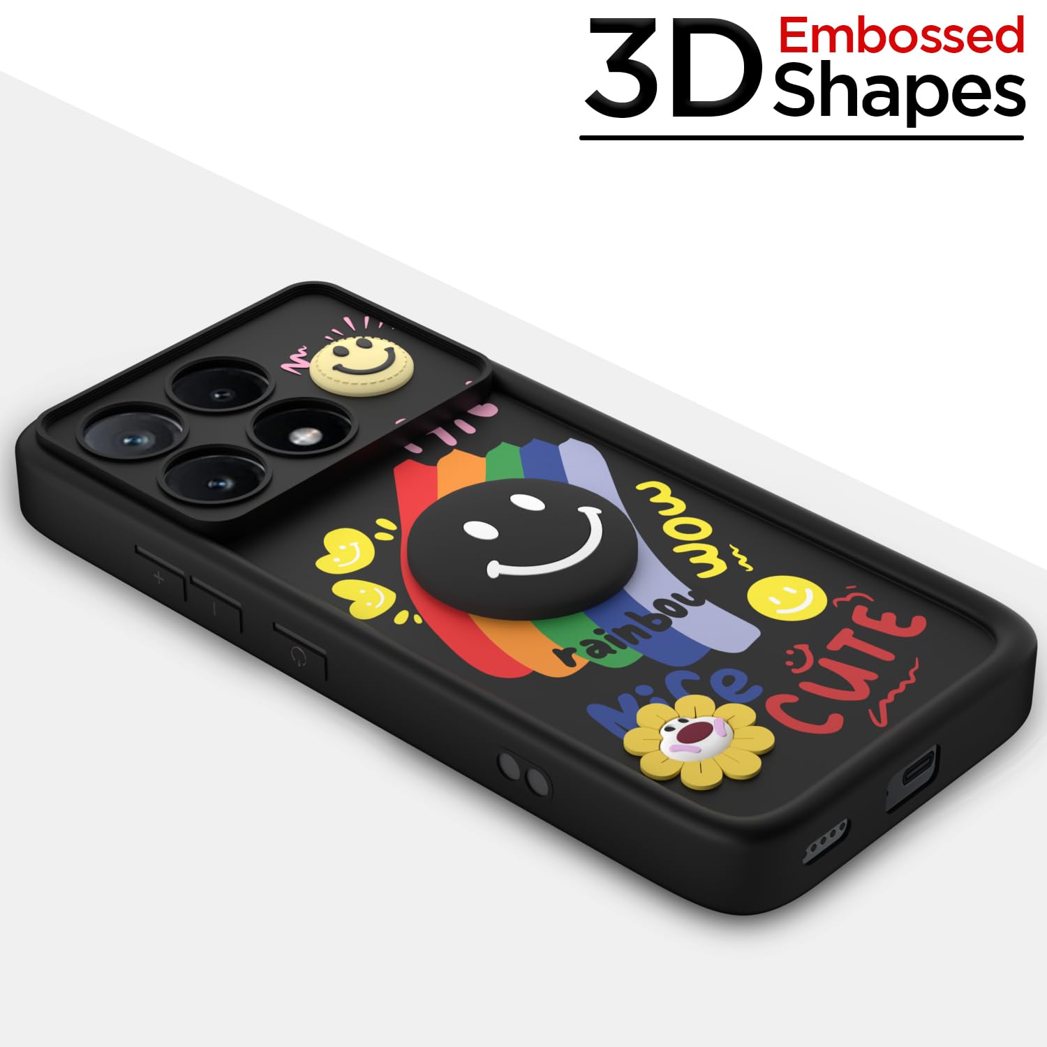 Pikkme black mobile cover for Poco X6 Pro 5G – photo 3