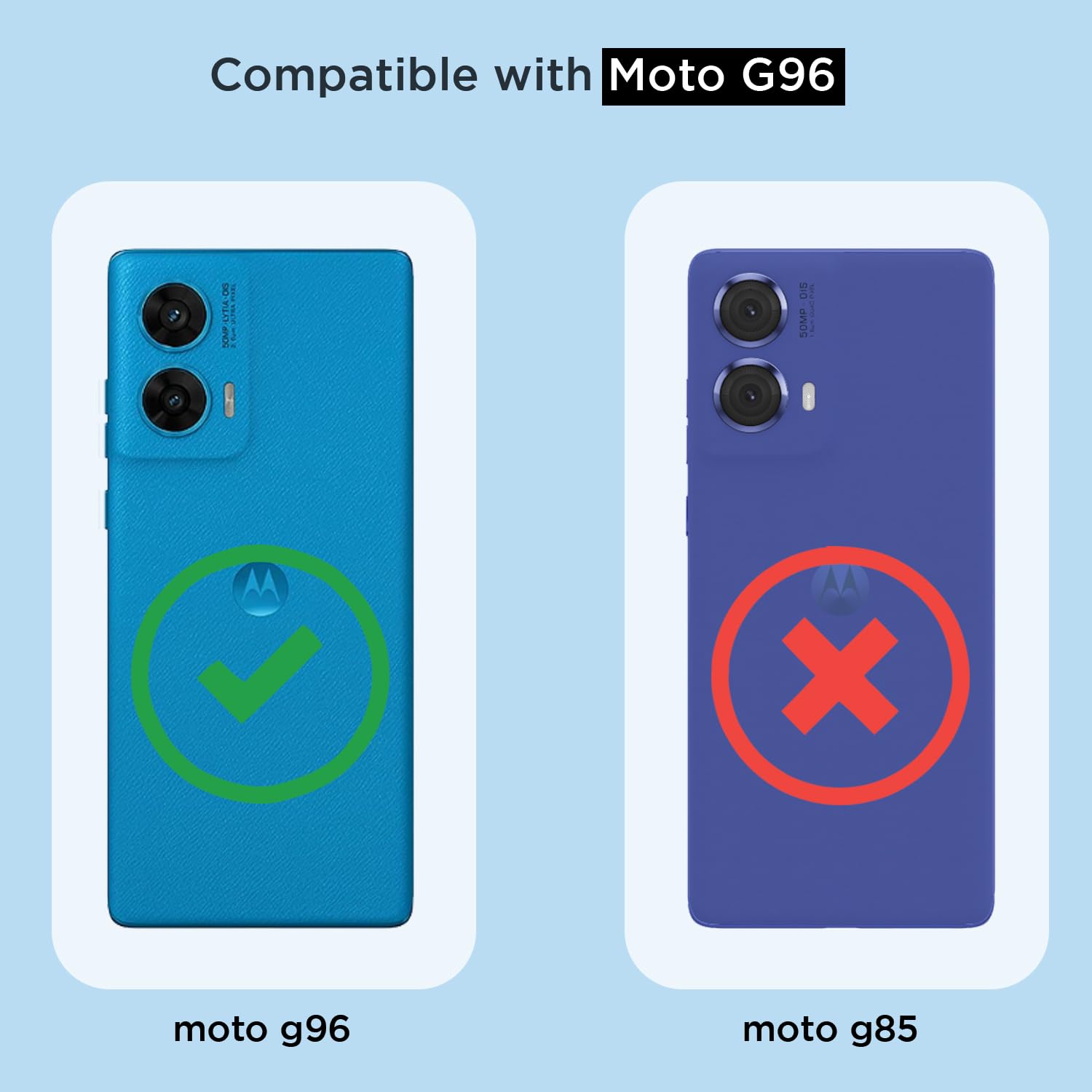Moto Edge 50 Fusion/G96 5G mobile cover in transparent mag-safe by Pikkme – photo 4