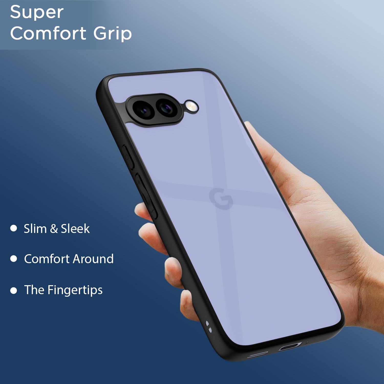 Pikkme black mobile cover for Google Pixel 9a – photo 6