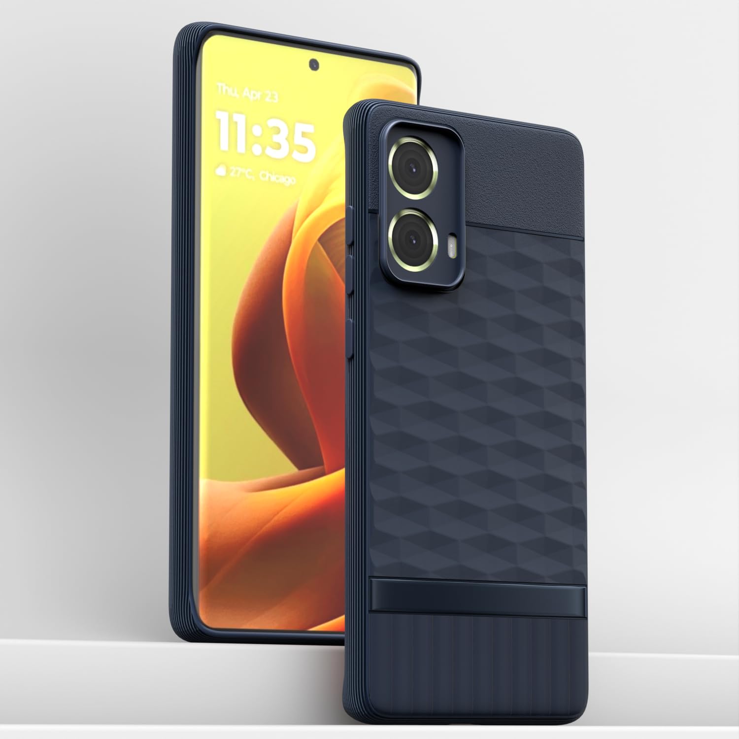 Pikkme Motorola Moto G85 5G Gencase Back Cover (Blue)