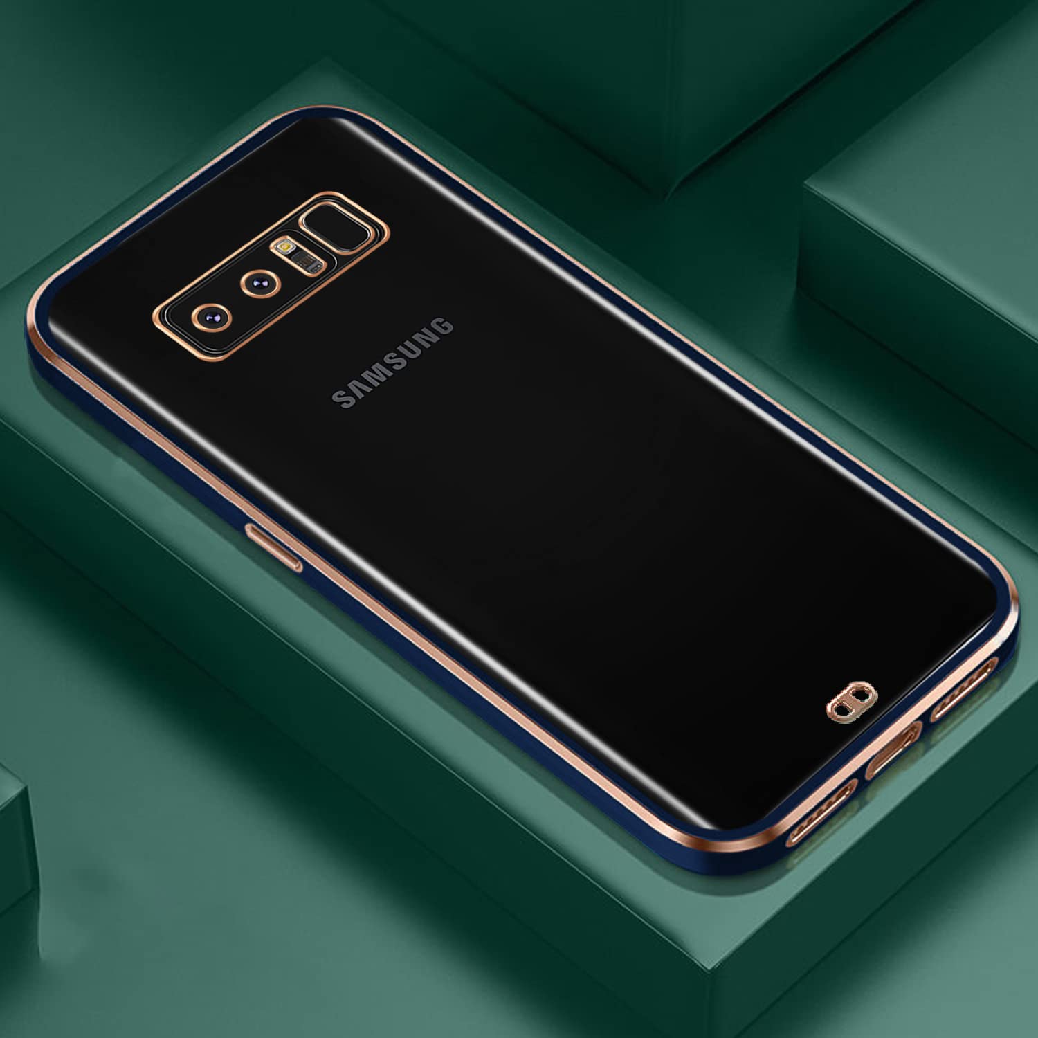 Pikkme blue Chrome back cover for Samsung Note 8 – photo 6