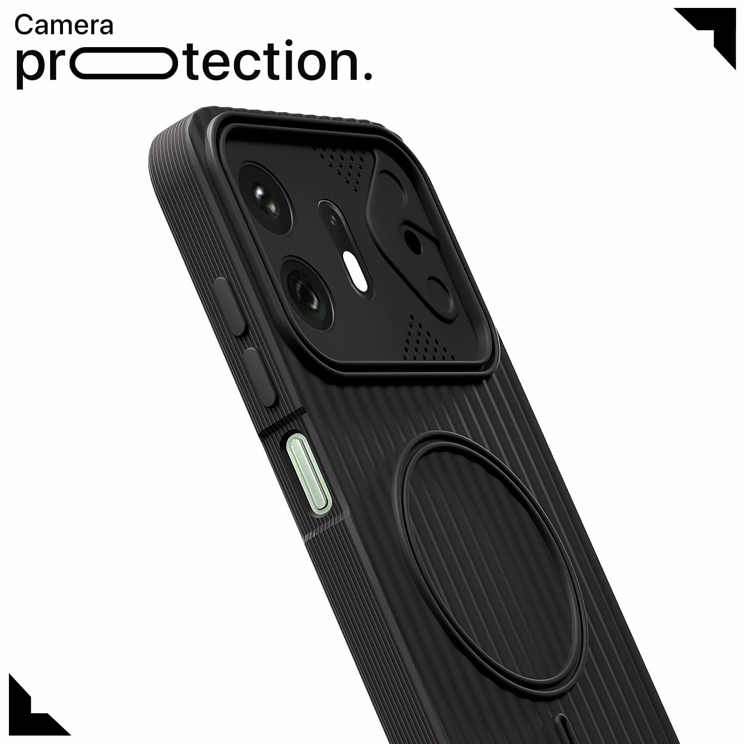 OnePlus N6 5G MagSafe mobile back cover in black by Pikkme – photo 5