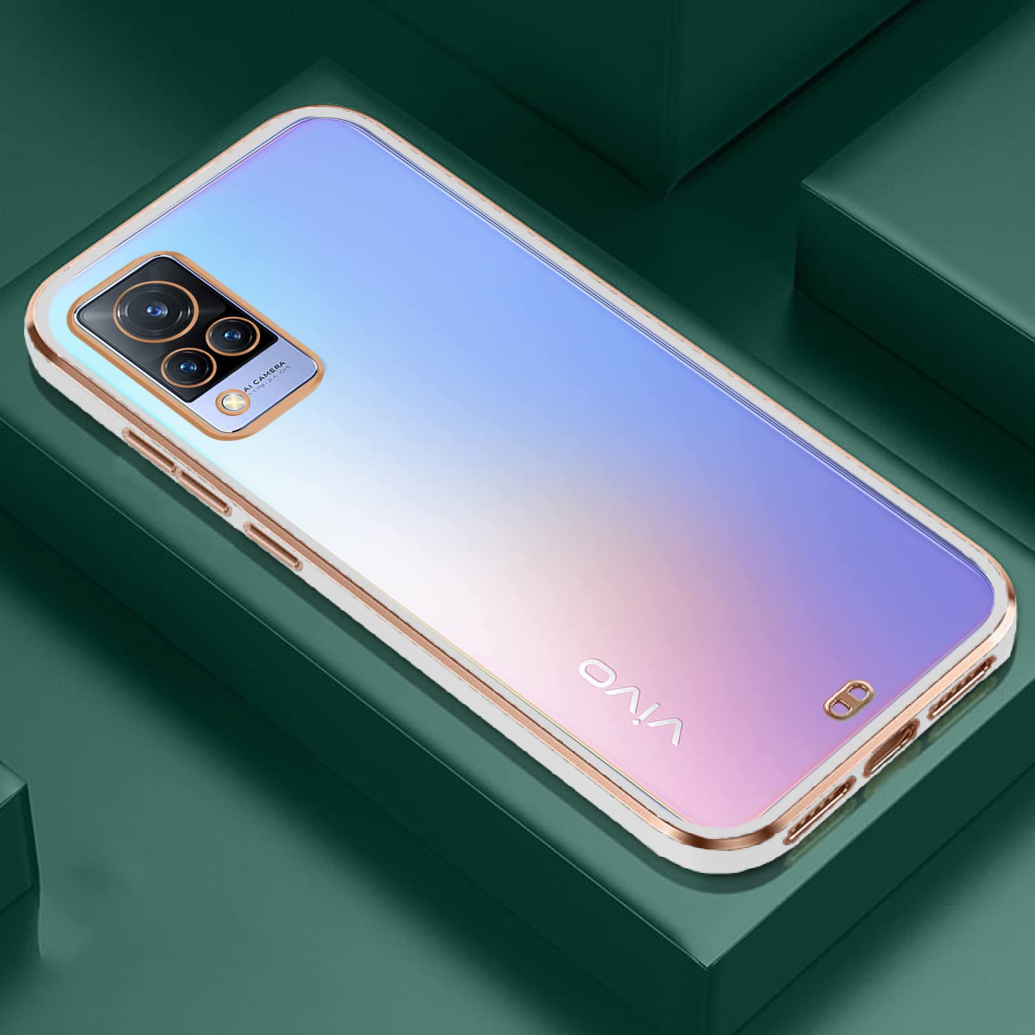 Pikkme white mobile cover for Vivo V21 5G – photo 6