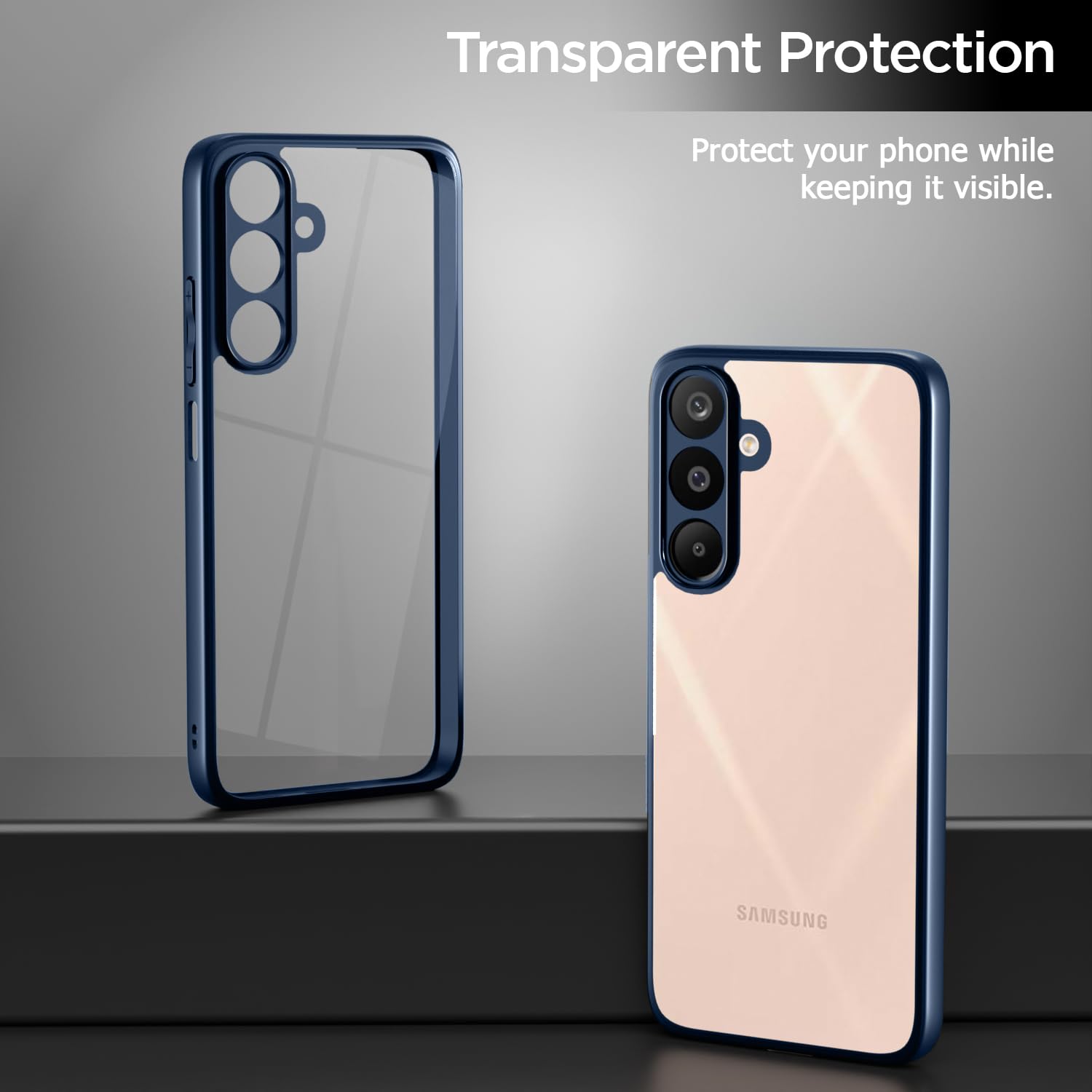 Pikkme Samsung Galaxy M16 5G Eagle 2 Shockproof Sleek Hybrid Armor Back Cover (Blue)