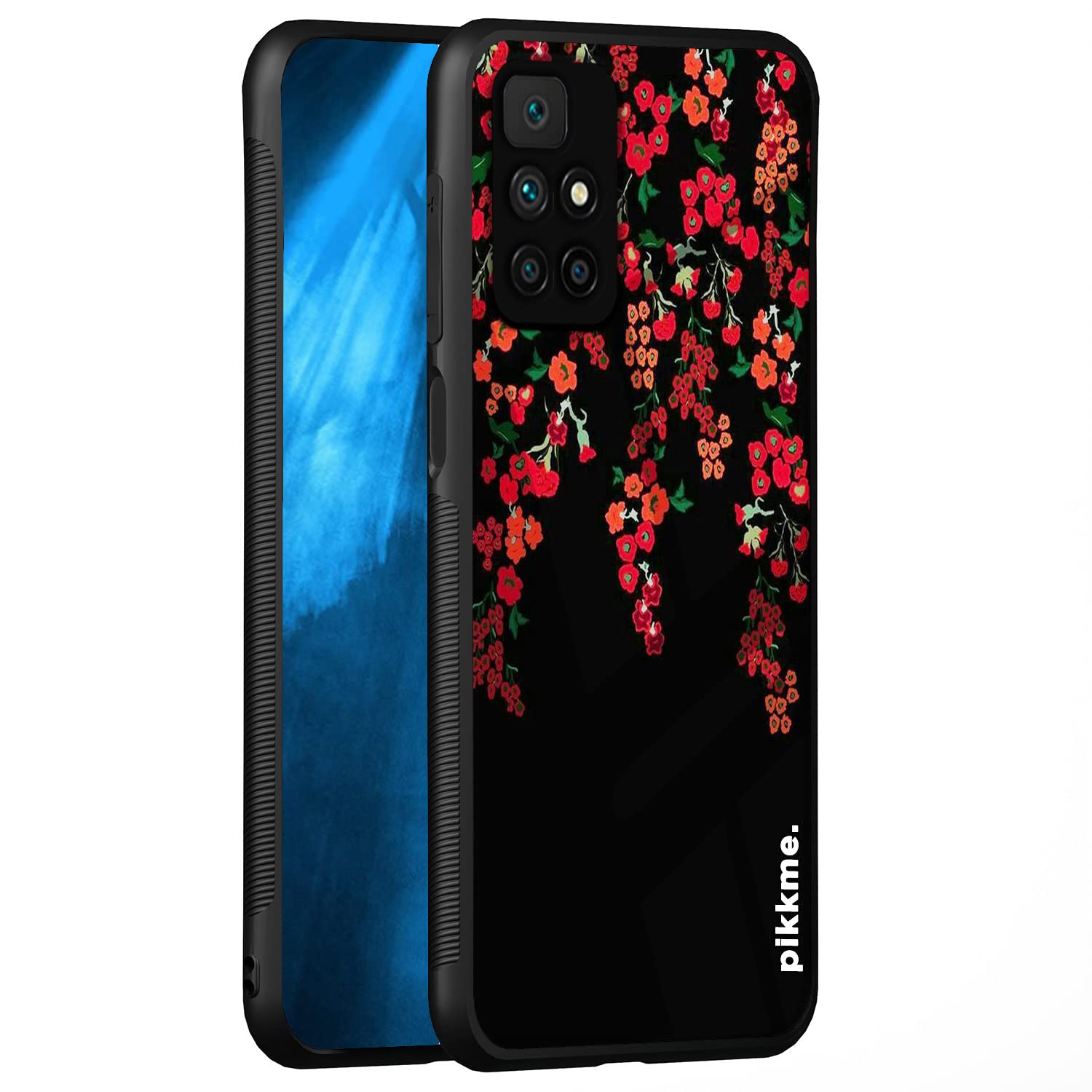 Pikkme Flower mobile back cover for Redmi 10 Prime