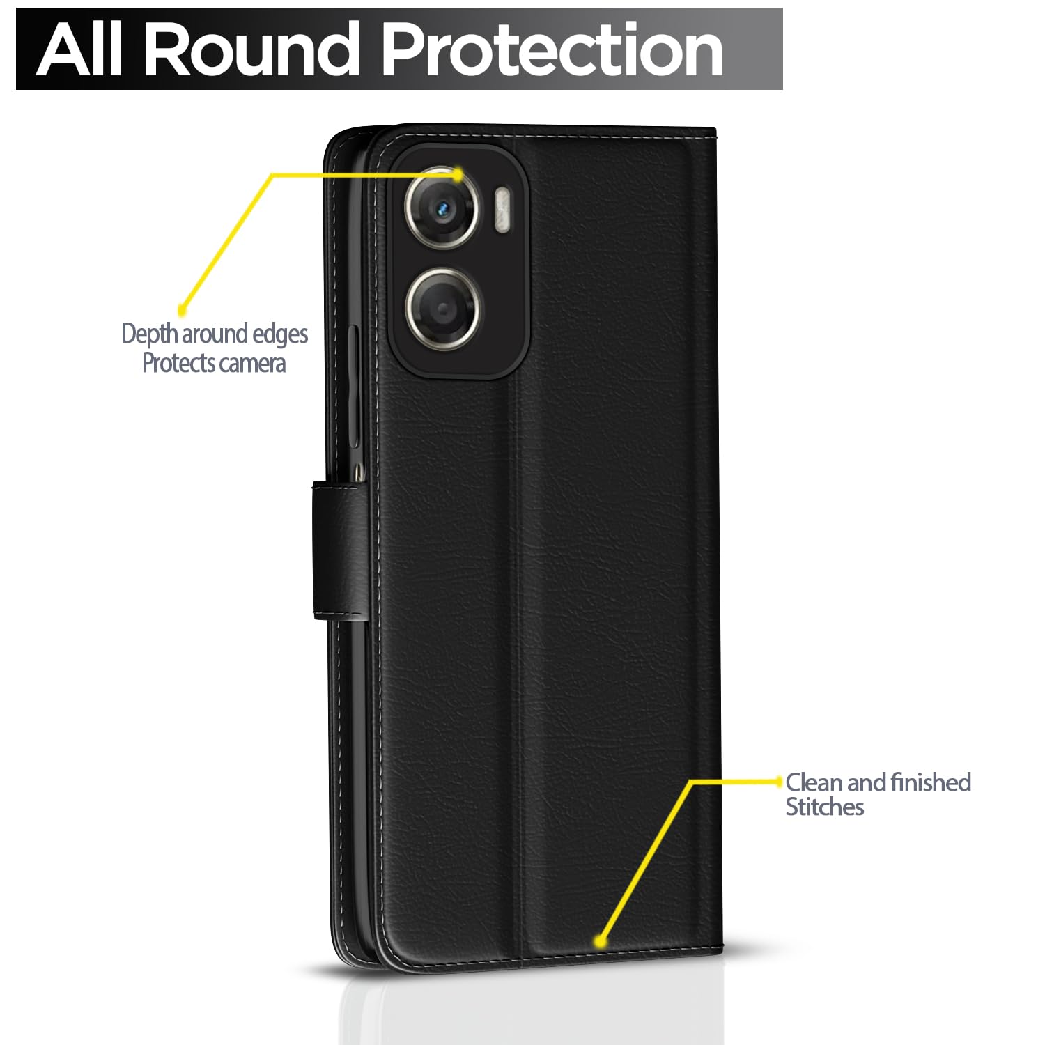 Pikkme Moto G06 Power black flip case – photo 4