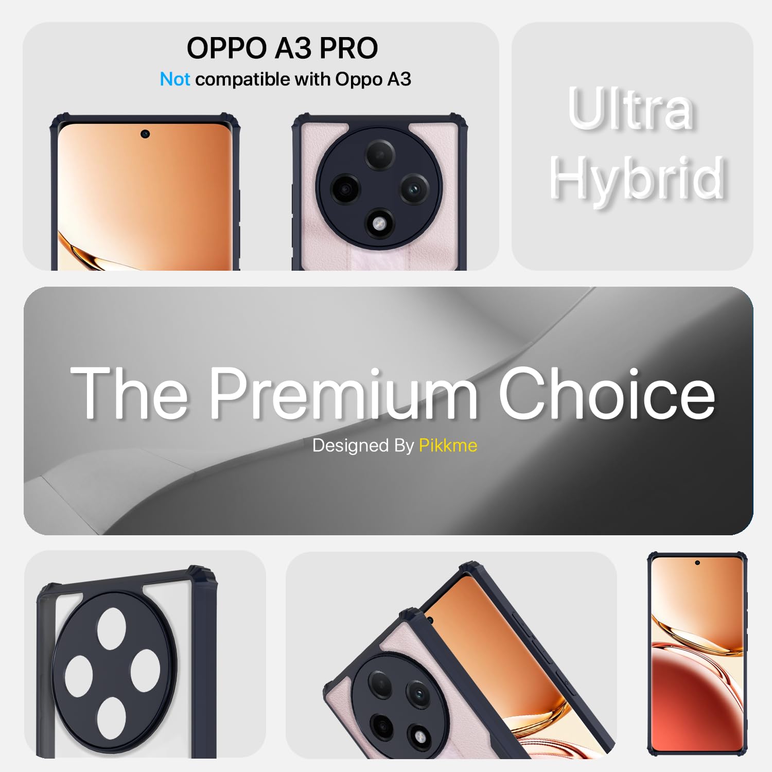 Pikkme Oppo F27 Pro Plus 5G blue back cover – photo 3