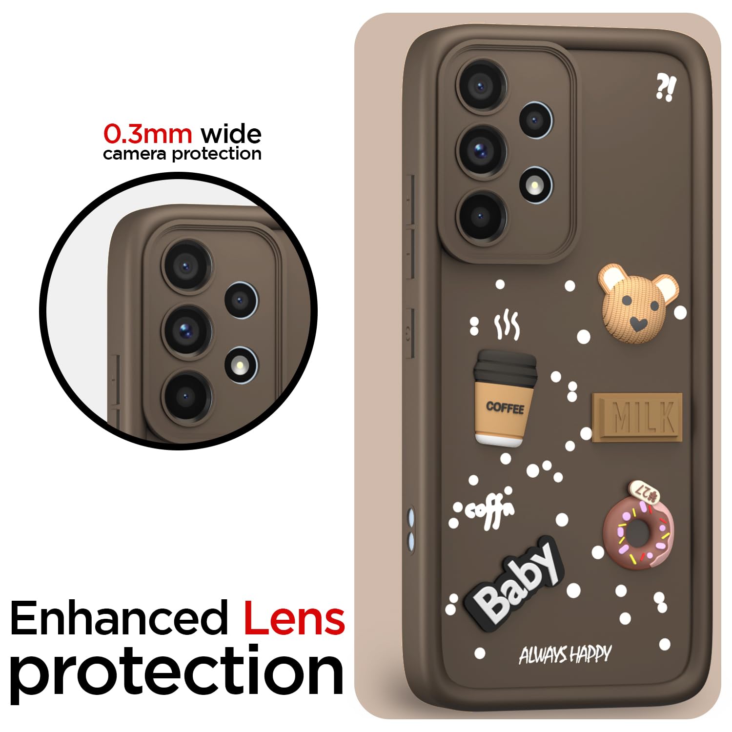 Pikkme brown Silicone back cover for Samsung A53 5G – photo 5