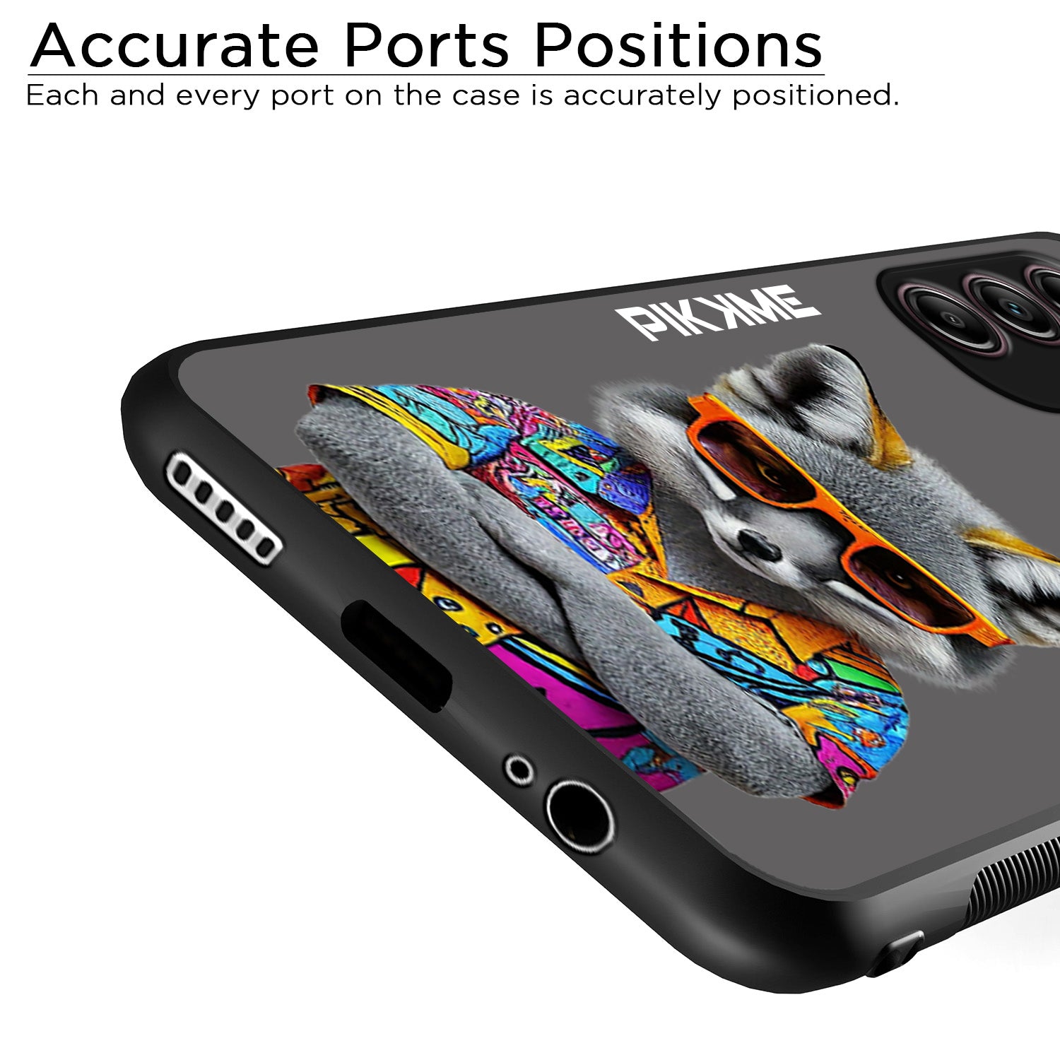 Pikkme Grey Wolf Swag Samsung Galaxy M14 Nim2 Back Cover (Design 01)