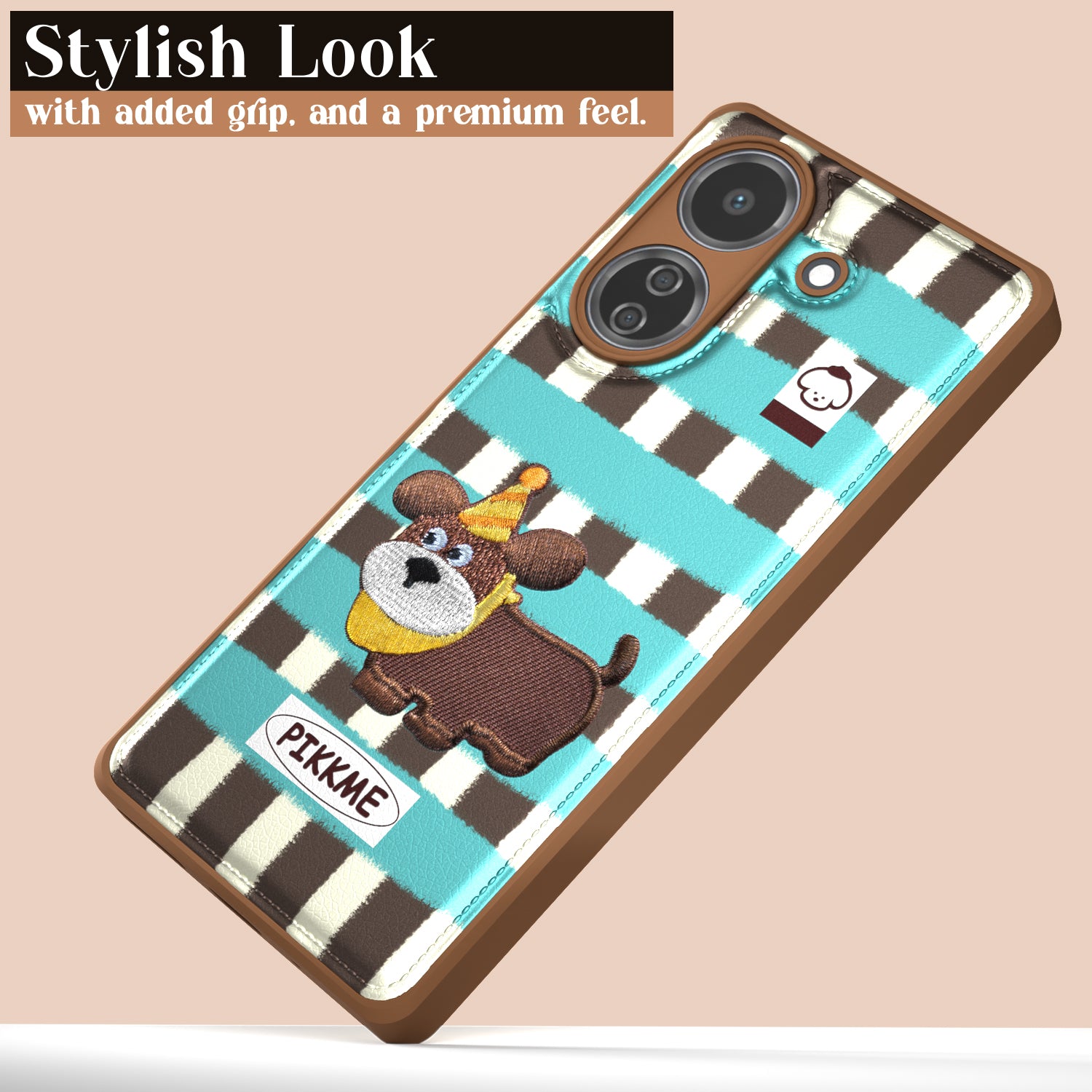 Pikkme Redmi 13C 4G Cute Girlish Dog Series Back Cover (Design2)