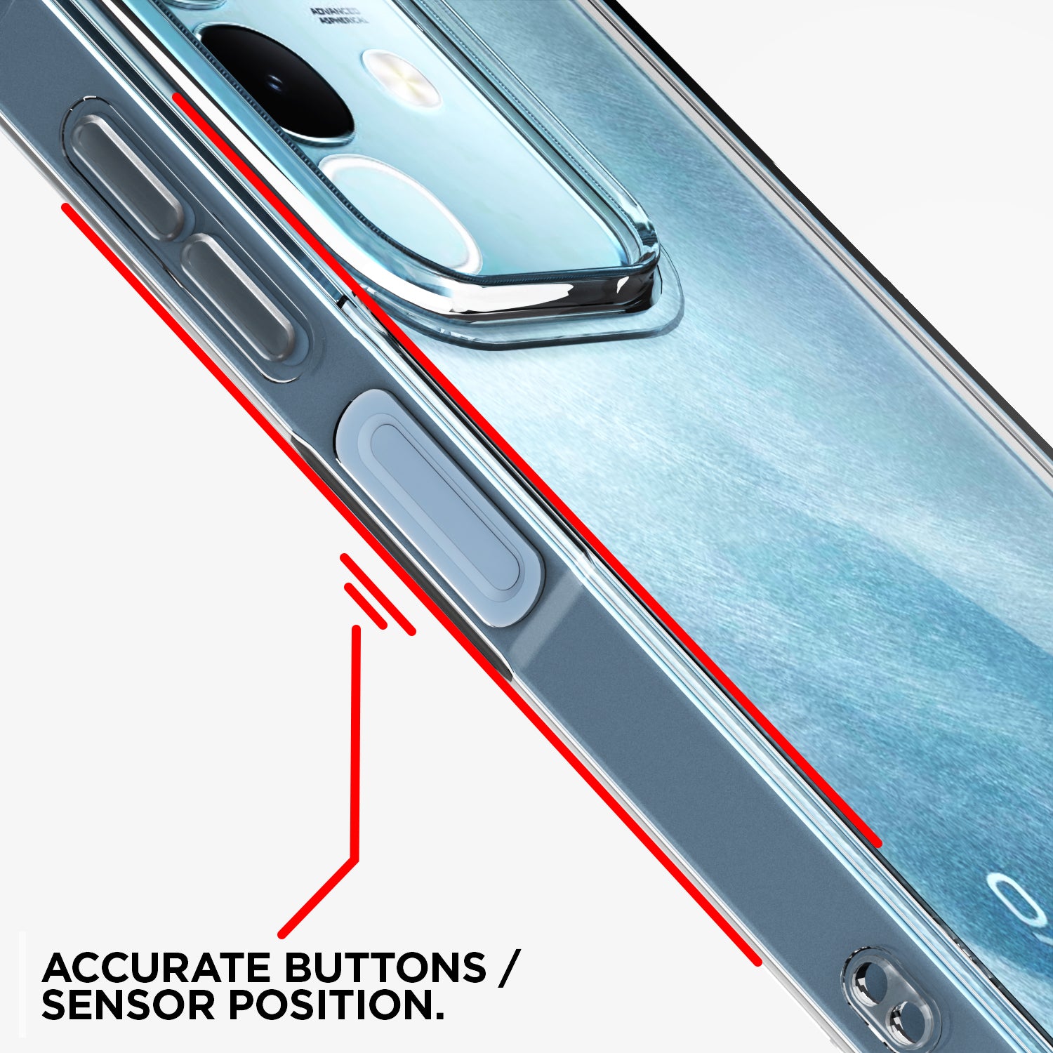 Pikkme Vivo T4x 5G PC + TPU Clear Transparent Back Cover (Transparent)