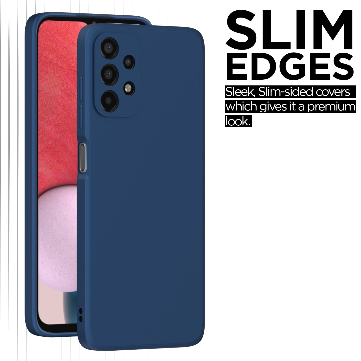Pikkme Samsung Galaxy A23 4G / A23 5G Liquid Silicone Back Cover | Blue