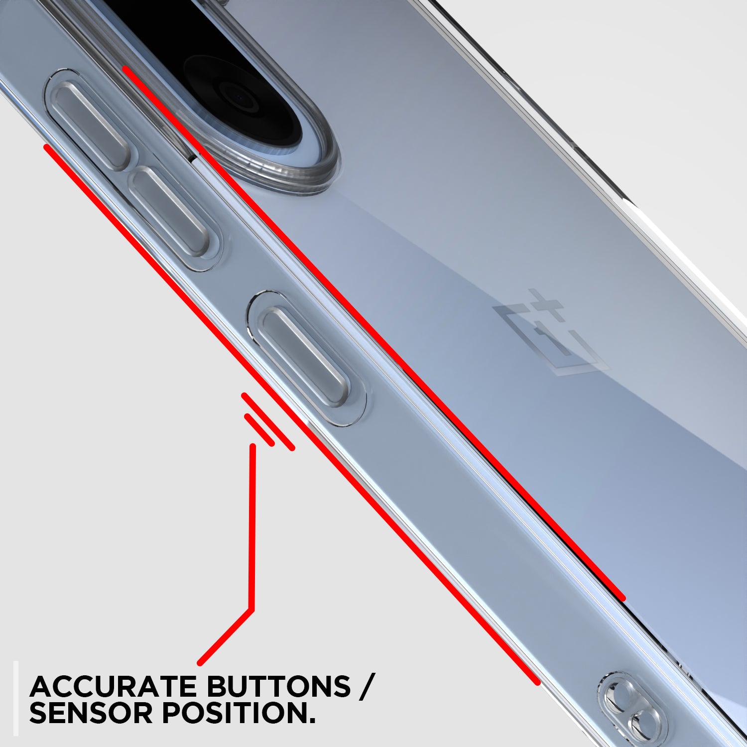 Pikkme OnePlus Nord CE 5 5G Mag-Safe Shockproof PC + TPU Back Cover (Transparent)