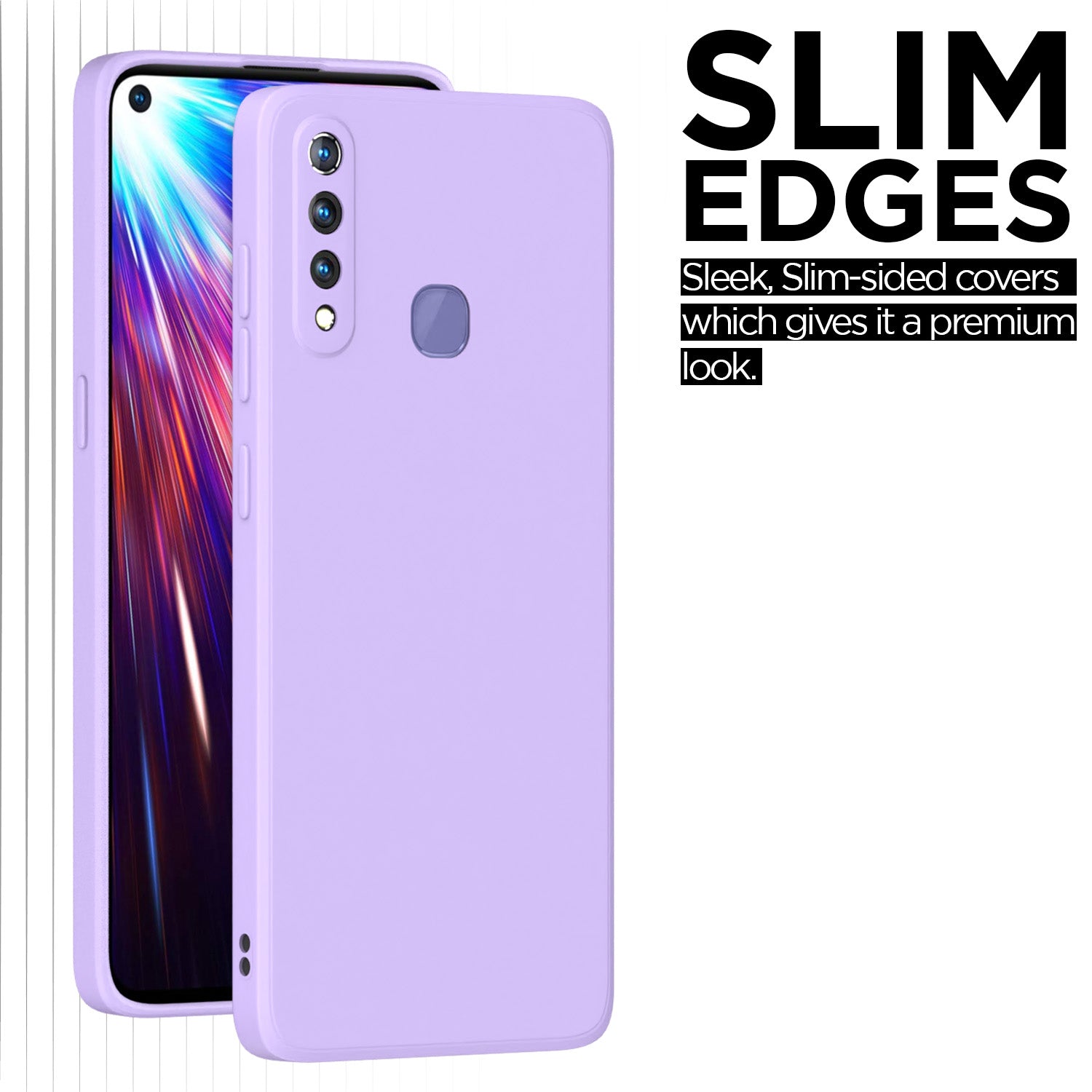 Pikkme Vivo Z1 Pro Liquid Silicone Back Cover | Purple