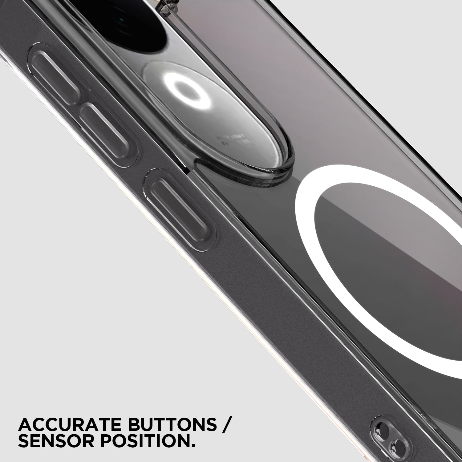Pikkme transparent mag-safe mobile cover for Vivo V40e/iQOO Z9s 5G – photo 6