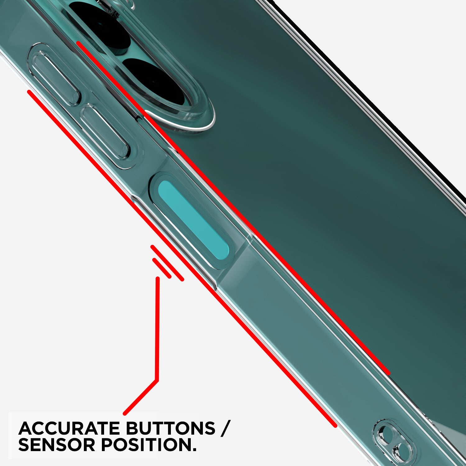 Pikkme Samsung Galaxy A16 5G PC + TPU Crystal Clear Transparent Back Cover (Transparent)