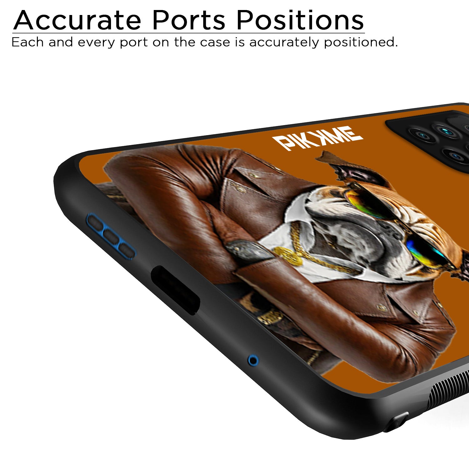 Pikkme Stylish Brown Dog Swag Redmi 10 Prime Nim2 Back Cover (Design 10)