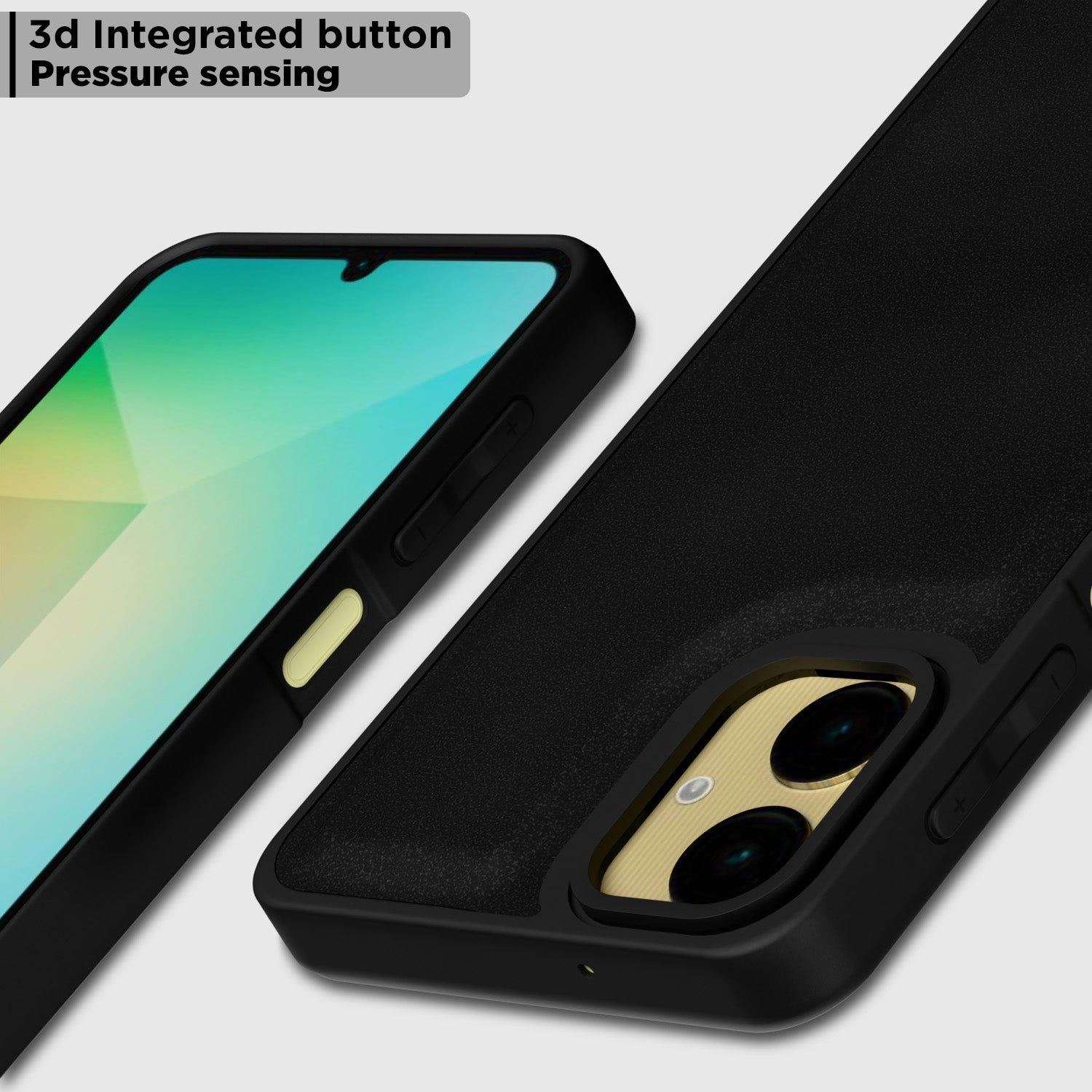 Pikkme Samsung Galaxy A06 Premium Leatherback Case (Black)