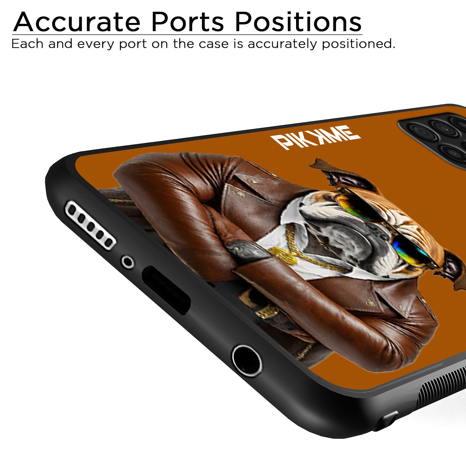 Pikkme Brown Dog Swag Samsung Galaxy M31s Nim2 Back Cover (Design 10)